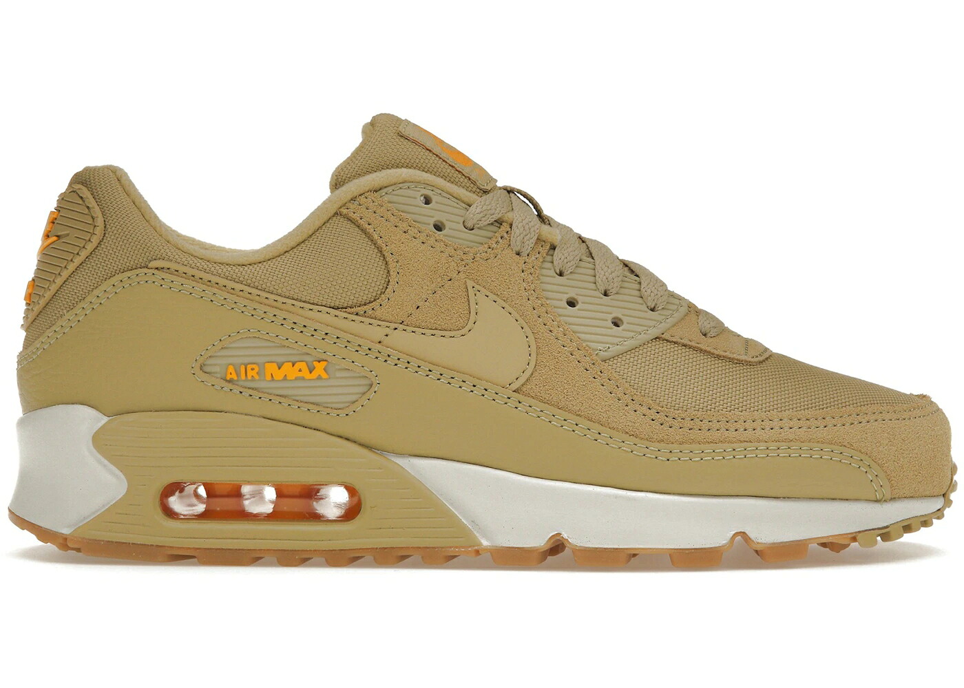 ナイキ マックス ウィート ゴールド エア湖マックス スニーカー メンズ NIKE AIR MAX 90 WHEAT GRASS / WHEAT GRASS UNIVERSITY GOLD