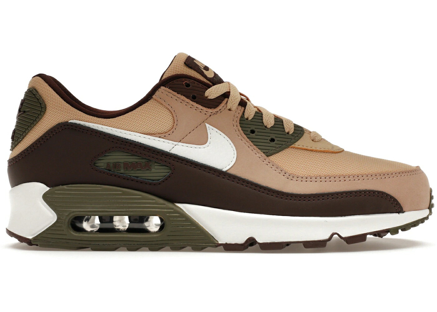 ナイキ マックス 白いこと 白いこと 大気圏マックス スニーカー メンズ NIKE AIR MAX 90 SESAME EARTH / HEMP SESAME EARTH SUMMIT WHITE