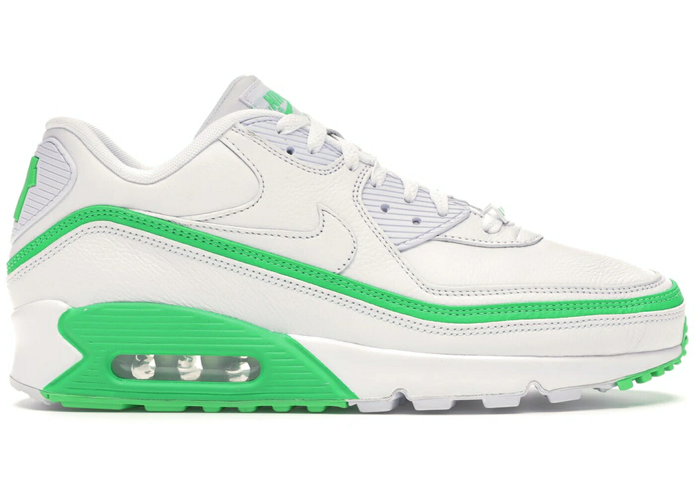 ナイキ マックス アンディフィーテッド 白いこと 白いこと 緑 緑であること エア湖マックス スニーカー メンズ NIKE AIR MAX 90 UNDEFEATED WHITE GREEN / WHITE GREEN SPARK 靴-メンズ靴
