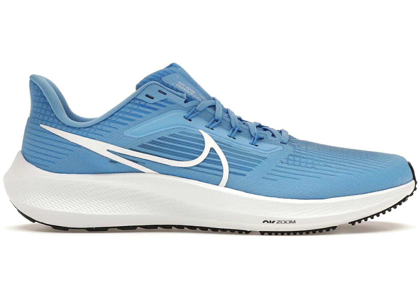 ナイキ ズーム ペガサス 青色 ブルー 白色 ホワイト 黒色 ブラック ズームペガサス スニーカー メンズ NIKE AIR ZOOM PEGASUS 39 TB UNIVERSITY BLUE / UNIVERSITY BLUE WHITE BLACK｜スニケス