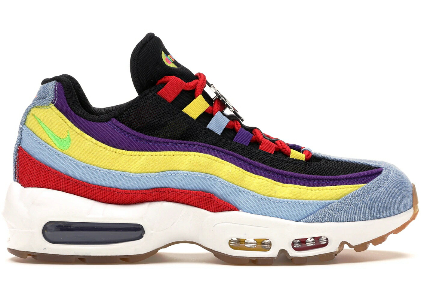 ナイキ マックス 青色 ブルー 黄色 イエロー エアマックス スニーカー メンズ NIKE AIR MAX 95 SP MULTICOLOR / PSYCHIC BLUE CHROME YELLOW