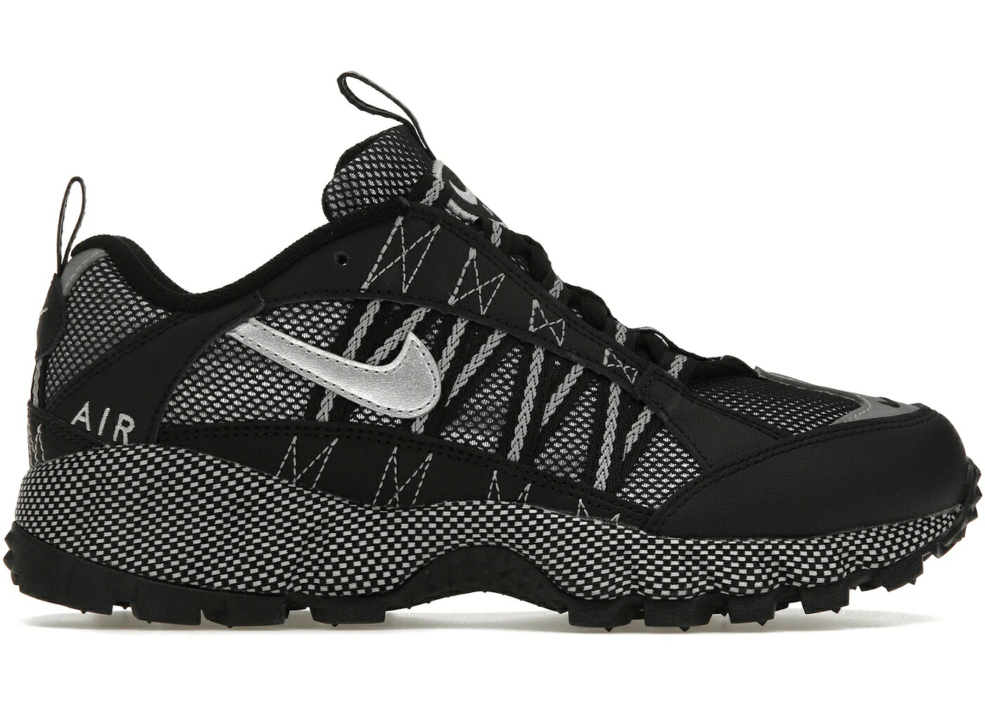 ナイキ 黒色 ブラック 銀色 シルバー スニーカー メンズ NIKE AIR HUMARA QS BLACK METALLIC SILVER / BLACK METALLIC SILVER METALLIC|スニケス