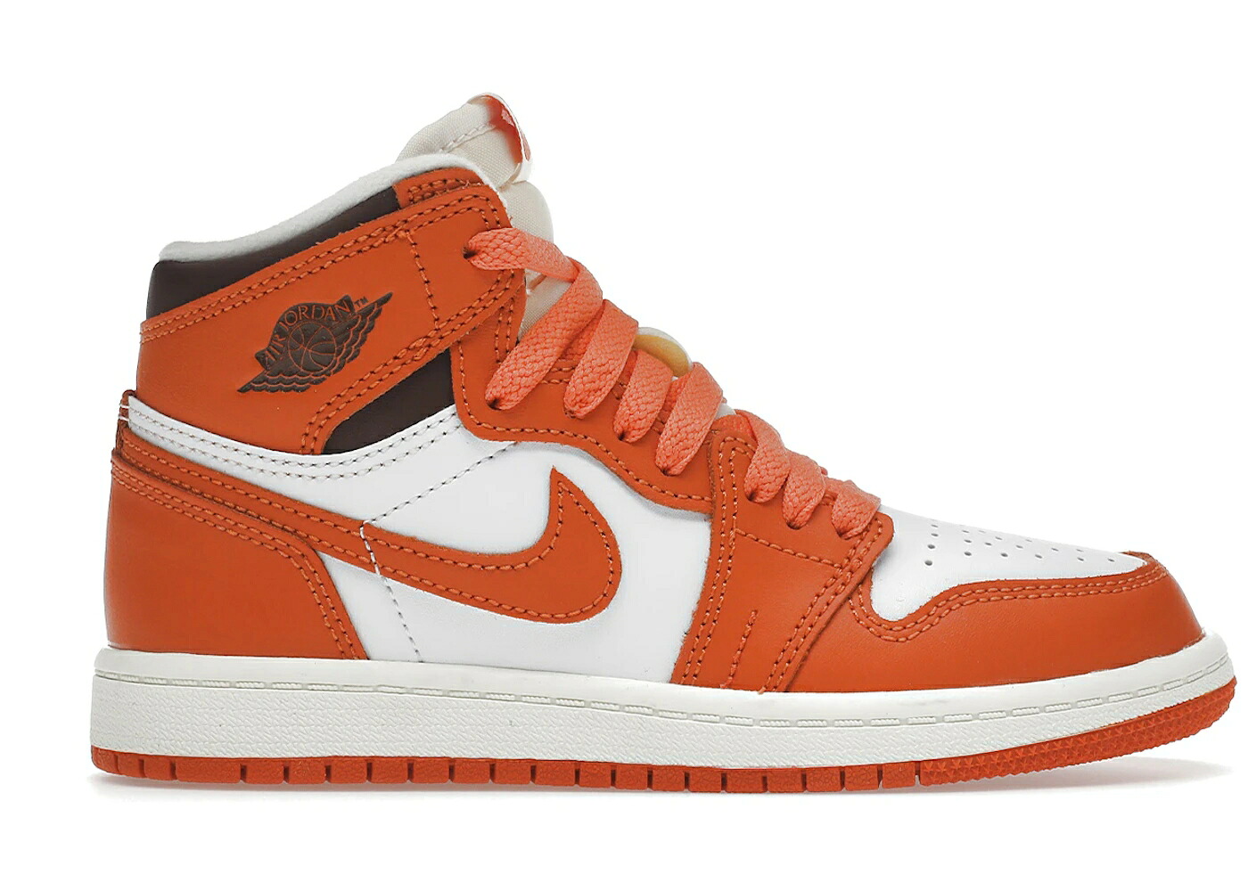 ナイキ ジョーダン ハイ 白色 ホワイト ジュニア キッズ JORDAN 1 RETRO HIGH OG STARFISH (PS) / WHITE STARFISH CACAO WOW SAIL ベビー マタニティ スニーカー|スニケス