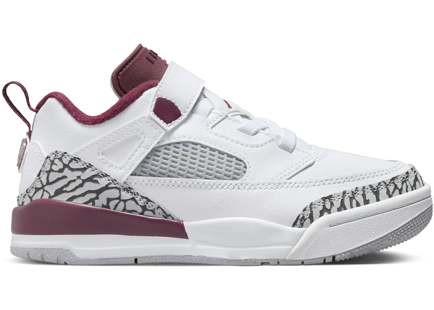 ナイキ ジョーダン 白色 ホワイト 灰色 グレー チーム 赤 レッド ジュニア キッズ JORDAN SPIZIKE LOW WHITE WOLF GREY ANTHRACITE TEAM RED (PS) / WHITE WOLF GREY ANTHRACITE TEAM ベビー マタニティ スニーカー
