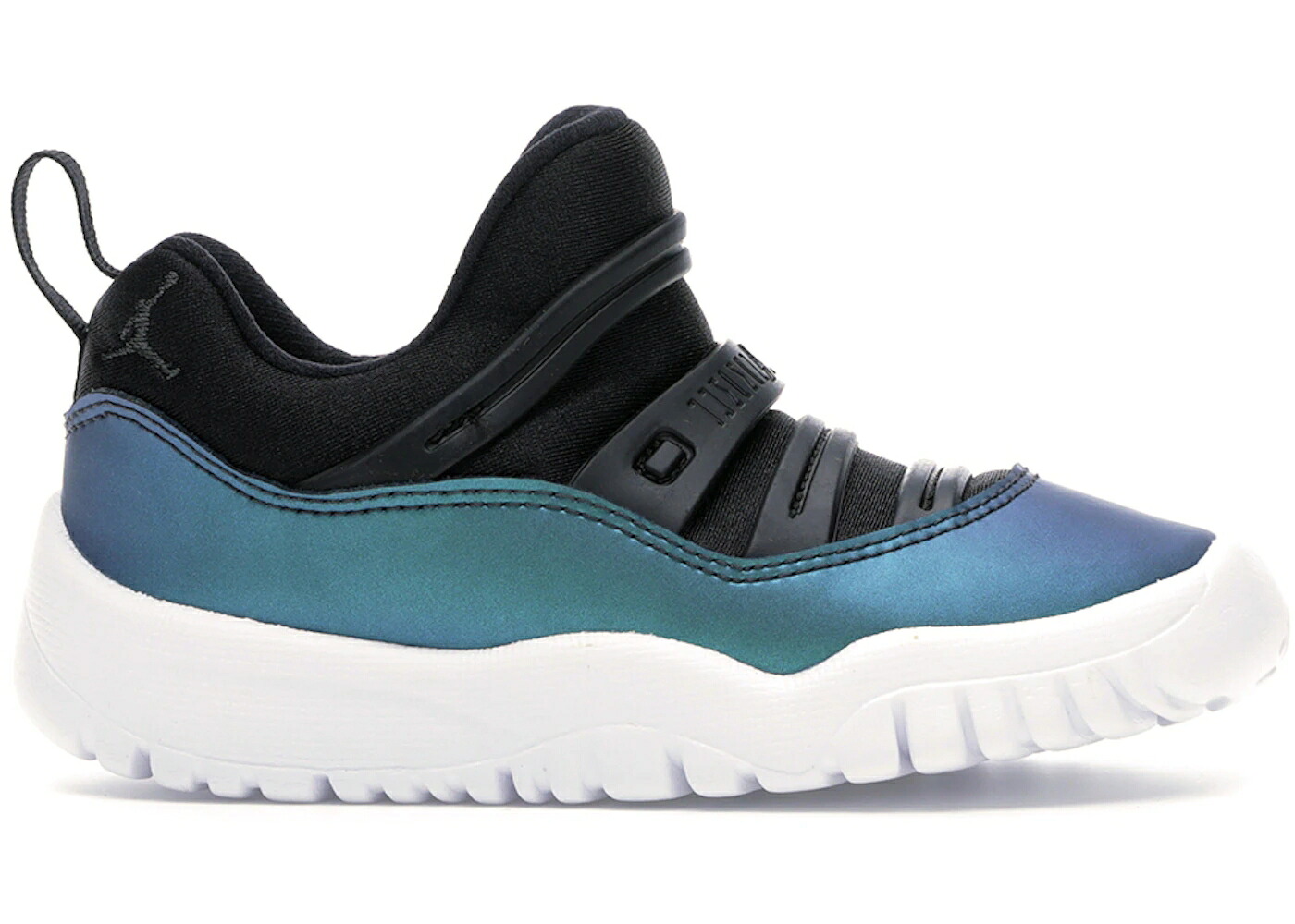 ナイキ ジョーダン 黒いこと 黒いこと お坊っちゃん キッズ JORDAN 11 RETRO LITTLE FLEX BLACK IRIDESCENT (TD) / BLACK ANTHRACITE MULTI COLOR