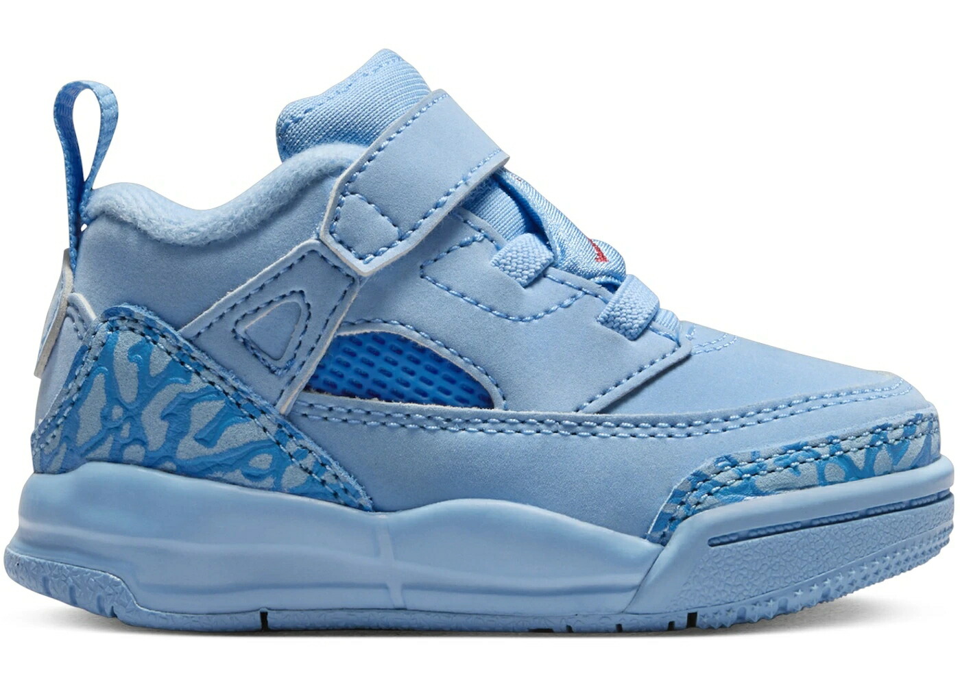 ナイキ ジョーダン 青碧 青碧 赤 赤いこと お坊っちゃん キッズ JORDAN SPIZIKE LOW FOOTBALL BLUE UNIVERSITY RED FOUNTAIN (TD) / FOOTBALL BLUE UNIVERSITY RED
