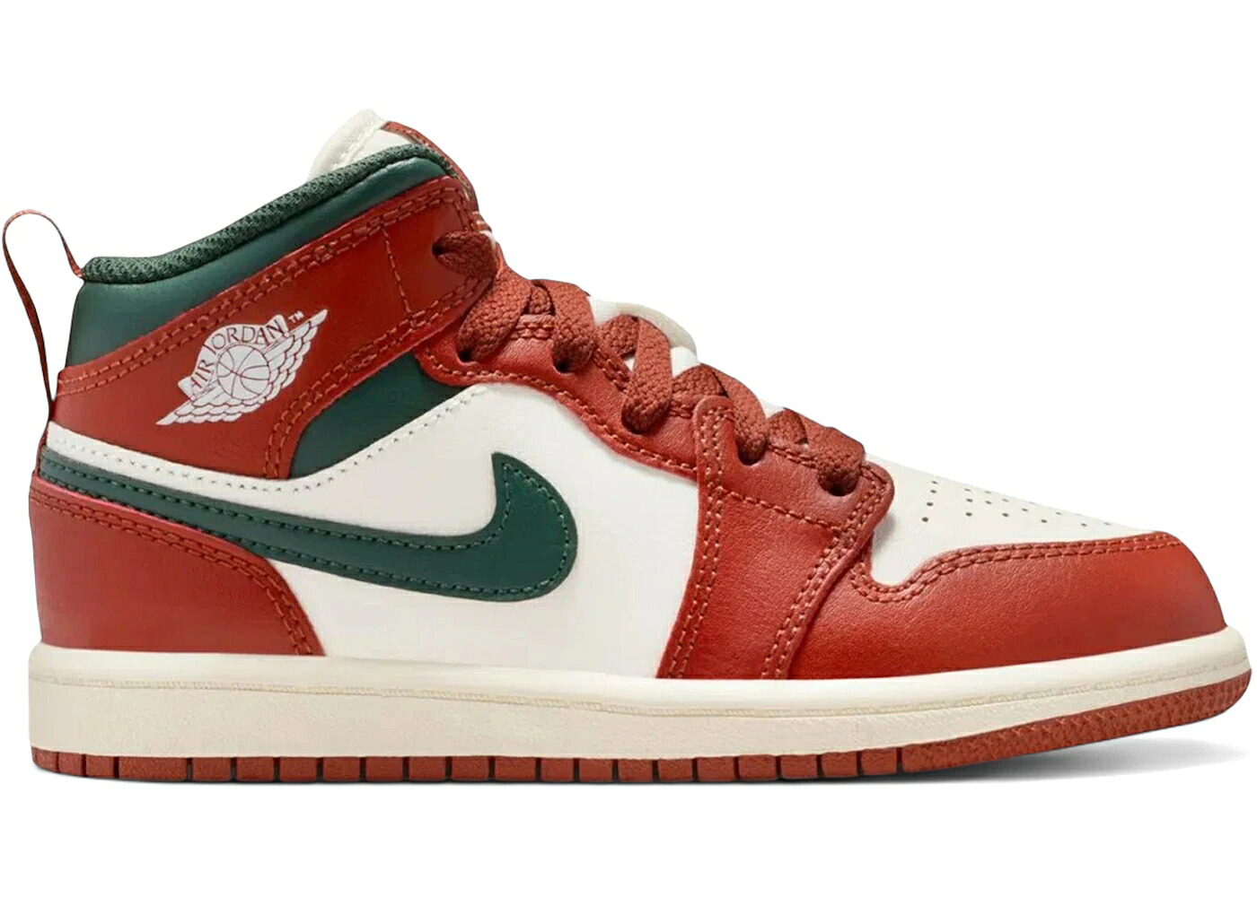 ナイキ ジョーダン ミッド 緑 緑であること 純然たる プラチナム 御坊っちゃん キッズ JORDAN 1 MID REDSTONE MIDNIGHT GREEN (なおなお書き) / SAIL PURE PLATINUM REDSTONE もの言う花 マタニティ スニーカー