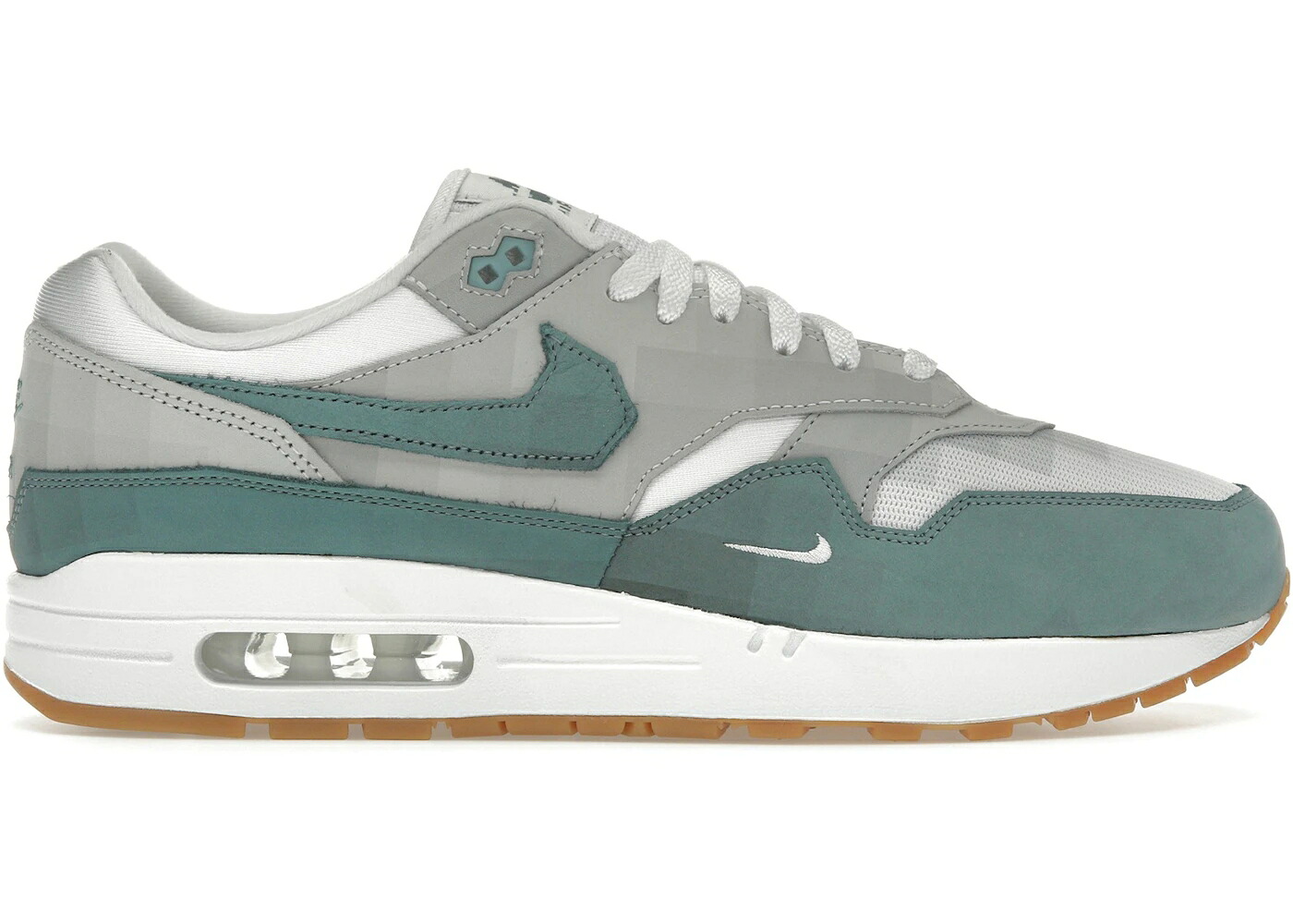 ナイキ マックス 白いこと 白いこと 薄墨色 薄墨色 大気圏マックス .SWOOSH スニーカー メンズ NIKE AIR MAX 1 LOW POLY ADVENTURE / WHITE CANNON NEUTRAL GREY