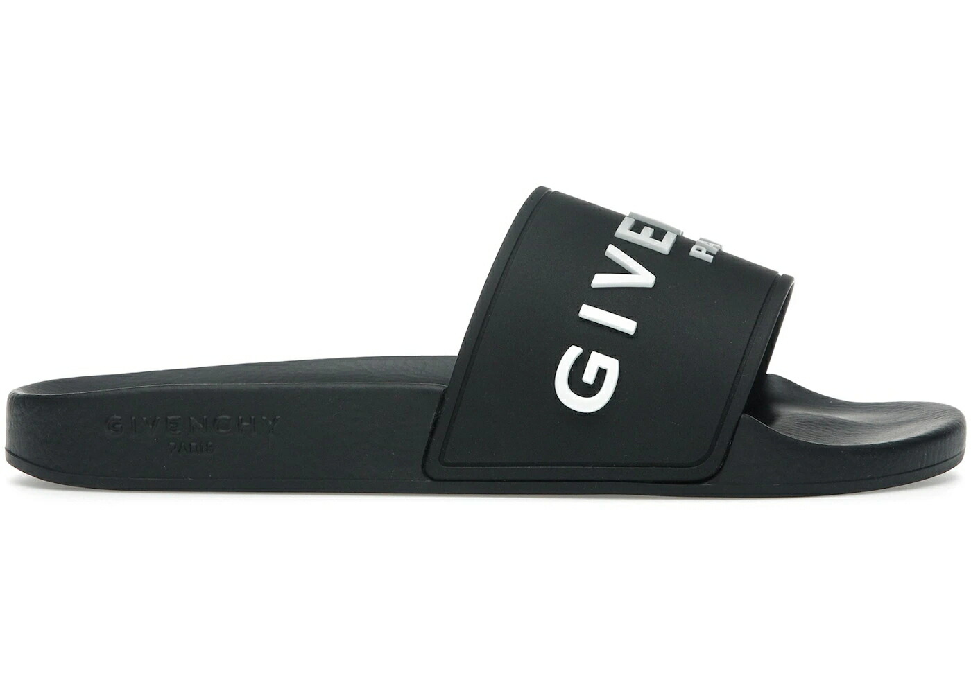 ジバンシィ サンダル 黒いこと 黒いこと スニーカー メンズ GIVENCHY PARIS SLIDE SANDALS BLACK /