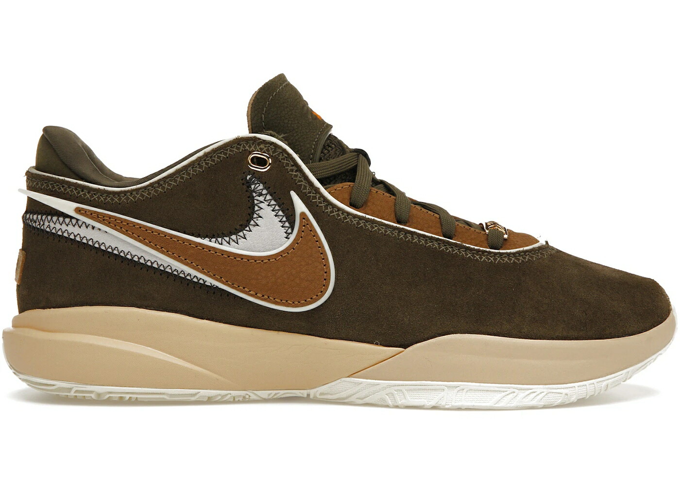 ナイキ レブロン オリーブ 緑 緑であること ベージュ スニーカー メンズ NIKE LEBRON 20 OLIVE GREEN / OIVE GREEN OLIVE GREEN BEIGE