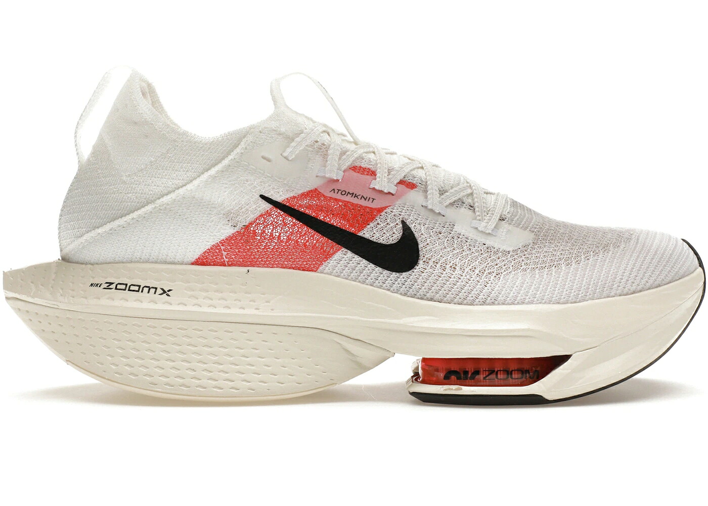 ナイキ 望遠レンズ 白いこと 白いこと 赤 赤いこと NEXT% スニーカー メンズ NIKE AIR ZOOM ALPHAFLY 2 EK ELIUD KIPCHOGE PARIS 5K / WHITE CHILE RED COCONUT MILK