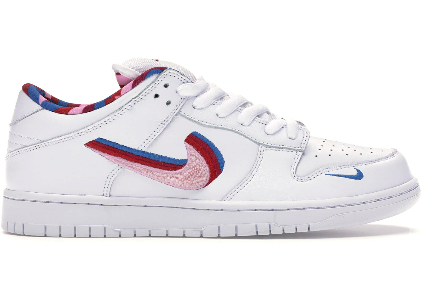 ナイキ エスビー ダンク 白いこと 白いこと 赤 赤いこと サクラ色 ダンクロー スニーカー メンズ NIKE SB DUNK LOW PARRA / WHITE RED PINK