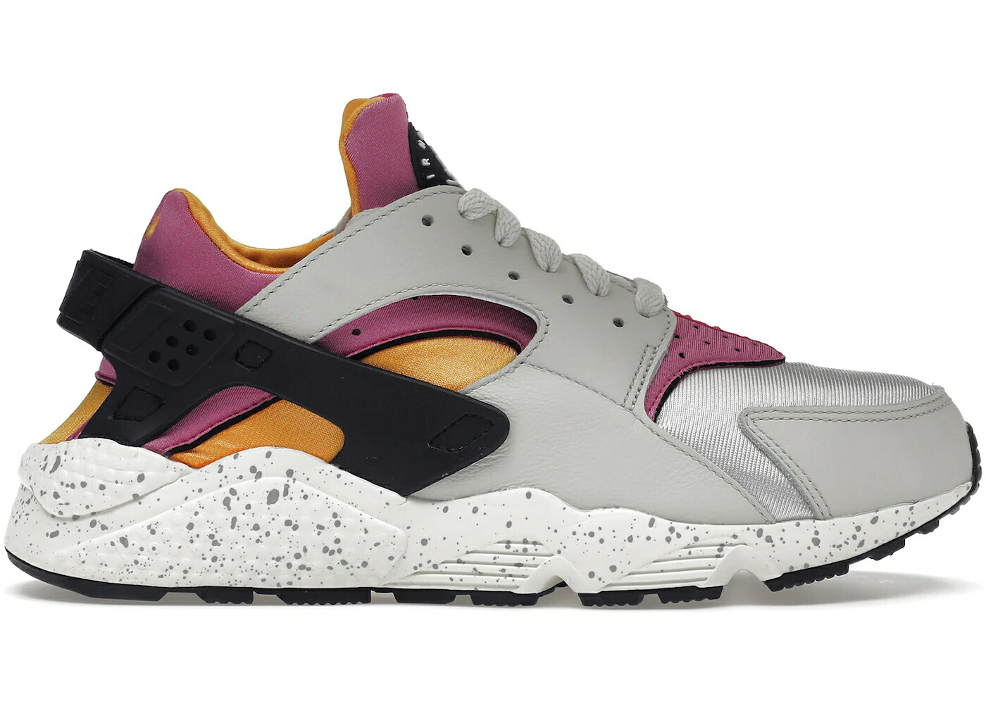 ナイキ ハラチ ゴールド ピンク スニーカー メンズ NIKE AIR HUARACHE UNIVERSITY GOLD PINK / LIGHT BONE LETHAL PINK
