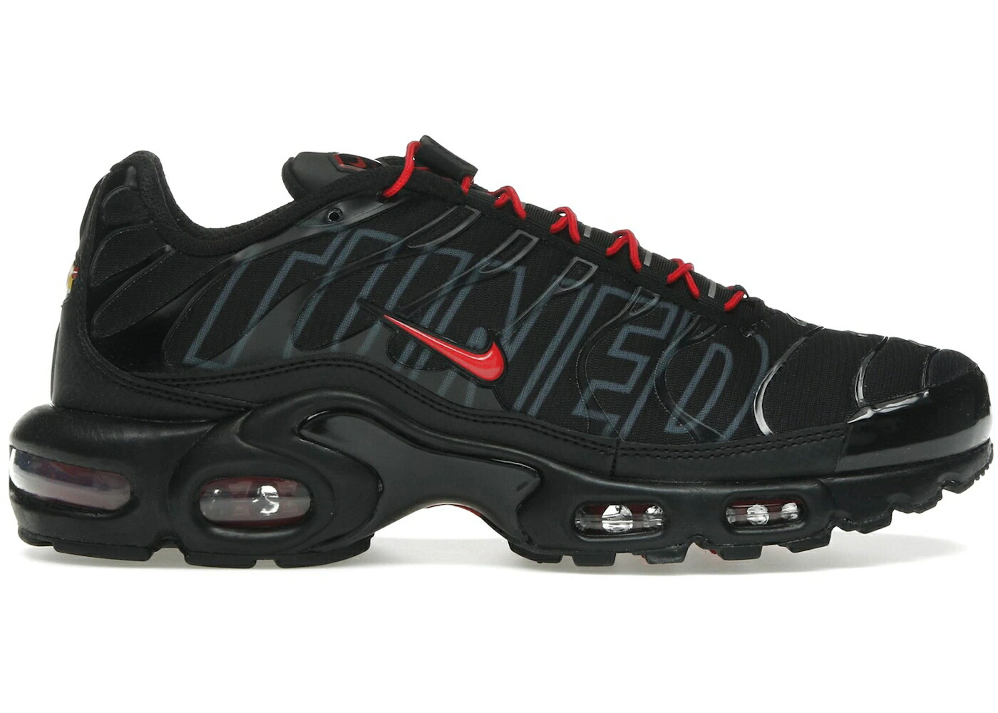 ナイキ マックス 黒いこと 黒いこと 赤 赤いこと エアマックスプラス スニーカー メンズ NIKE AIR MAX PLUS TUNED BLACK RED / BLACK RED