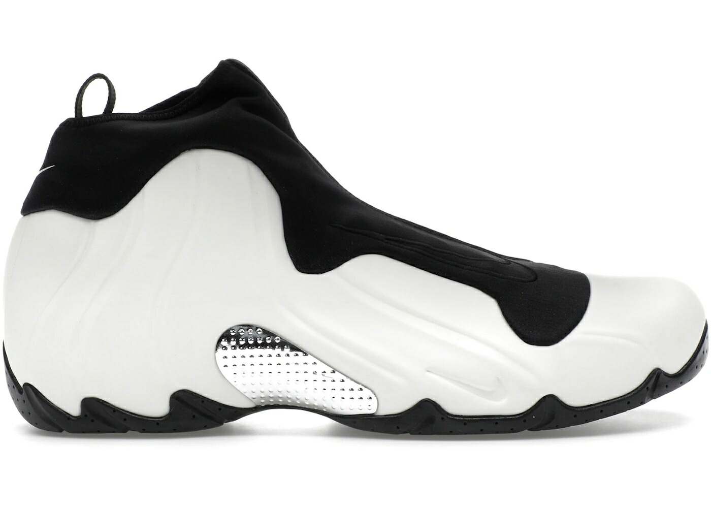 ナイキ 黒いこと 黒いこと しろがね色 しろがね色 エアフライトポジット スニーカー メンズ NIKE AIR FLIGHTPOSITE SAIL BLACK / SAIL BLACK METALLIC SILVER