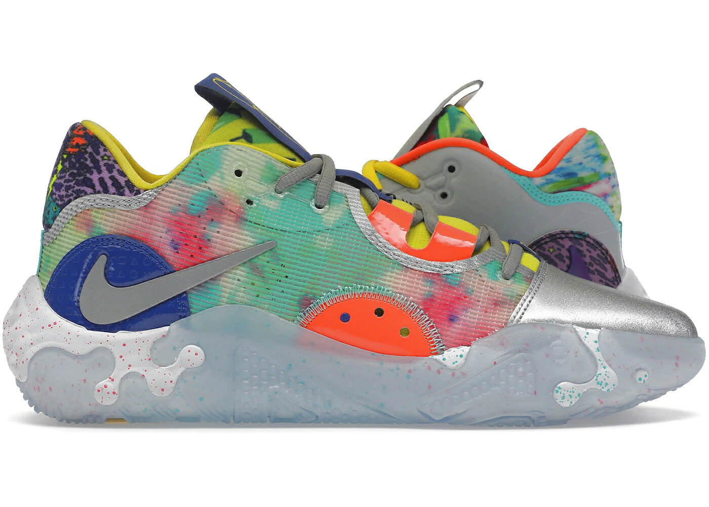 ナイキ 黄味がかった 黄色 しろがね色 しろがね色 スニーカー メンズ NIKE PG 6 WHAT THE / OPTI YELLOW METALLIC SILVER
