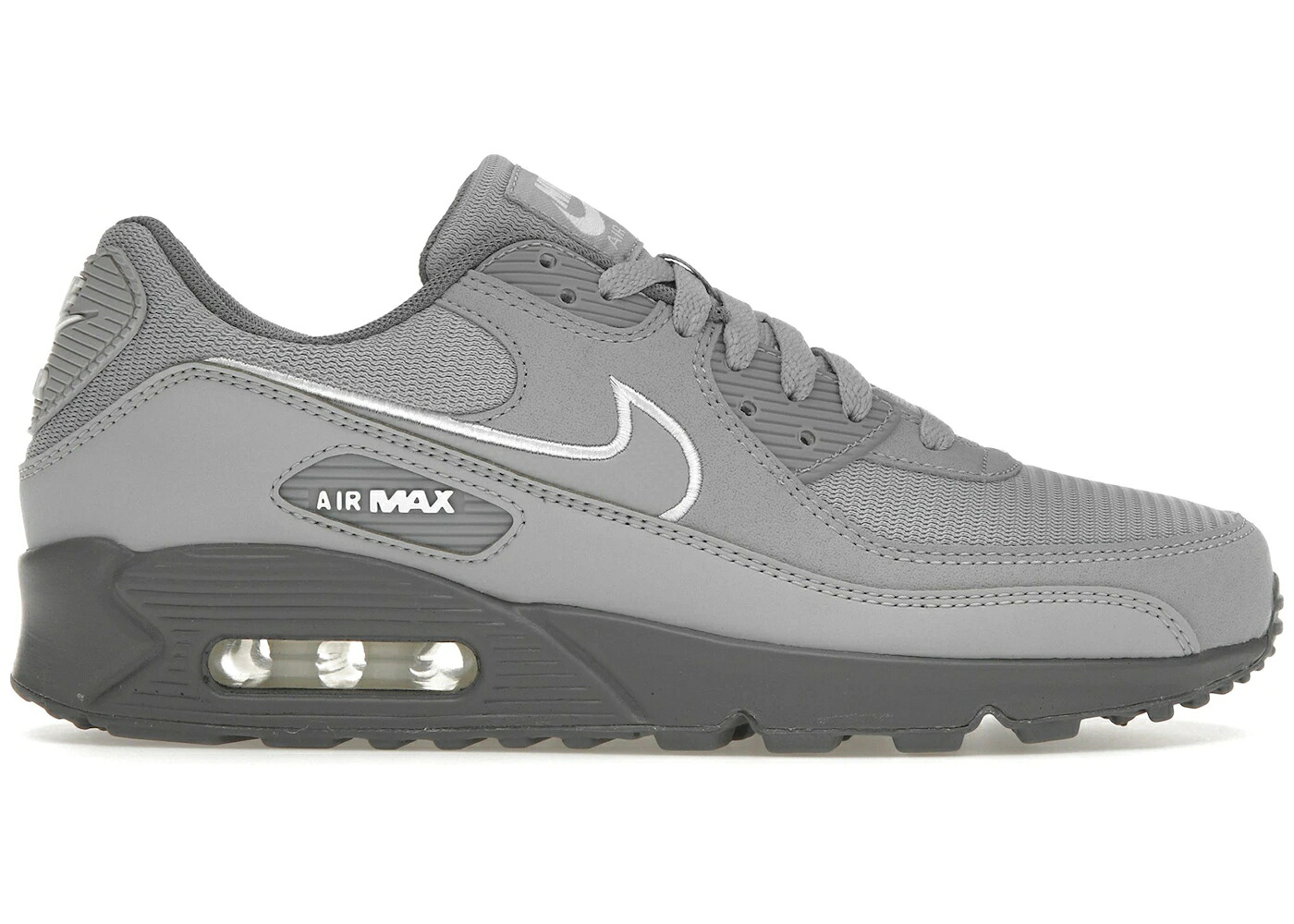 ナイキ マックス 薄墨色 薄墨色 冷やりとした 白いこと 白いこと エア湖マックス スニーカー メンズ NIKE AIR MAX 90 WOLF GREY COOL / WOLF GREY WHITE COOL GREY