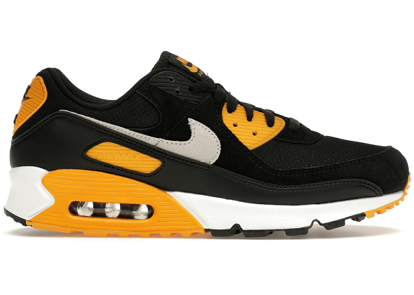ナイキ マックス 黒いこと 黒いこと ゴールド 白いこと 白いこと 大気圏マックス スニーカー メンズ NIKE AIR MAX 90 BLACK UNIVERSITY GOLD WHITE / BLACK UNIVERSITY GOLD WHITE