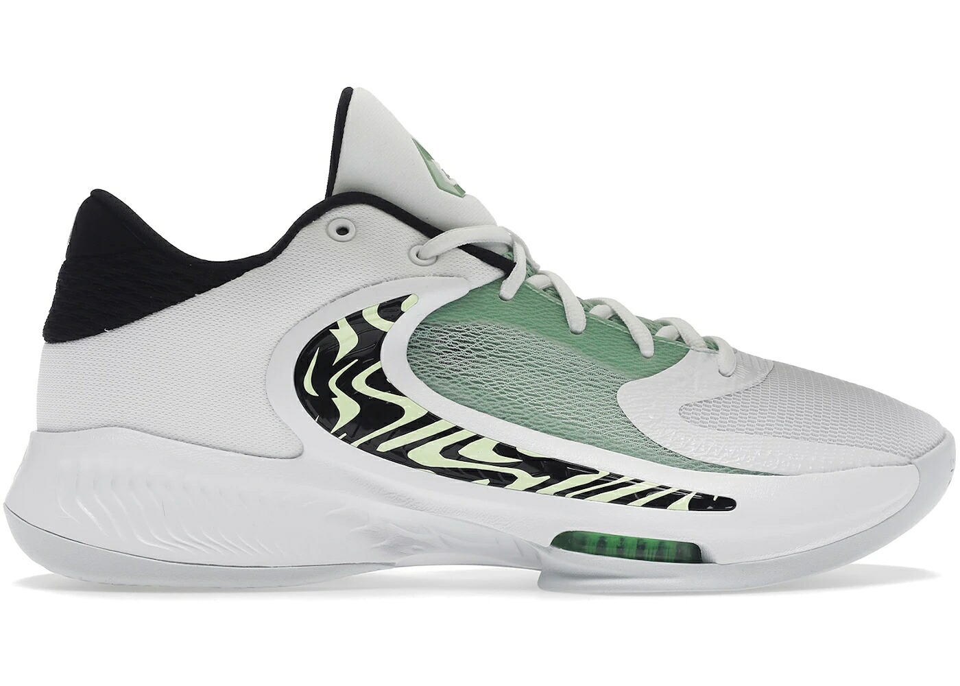 ナイキ 望遠レンズ 白いこと 白いこと 黒いこと 黒いこと 望遠レンズフリーク スニーカー メンズ NIKE ZOOM FREAK 4 GREEK COASTLINE / WHITE BLACK BARELY VOLT 靴-メンズ靴