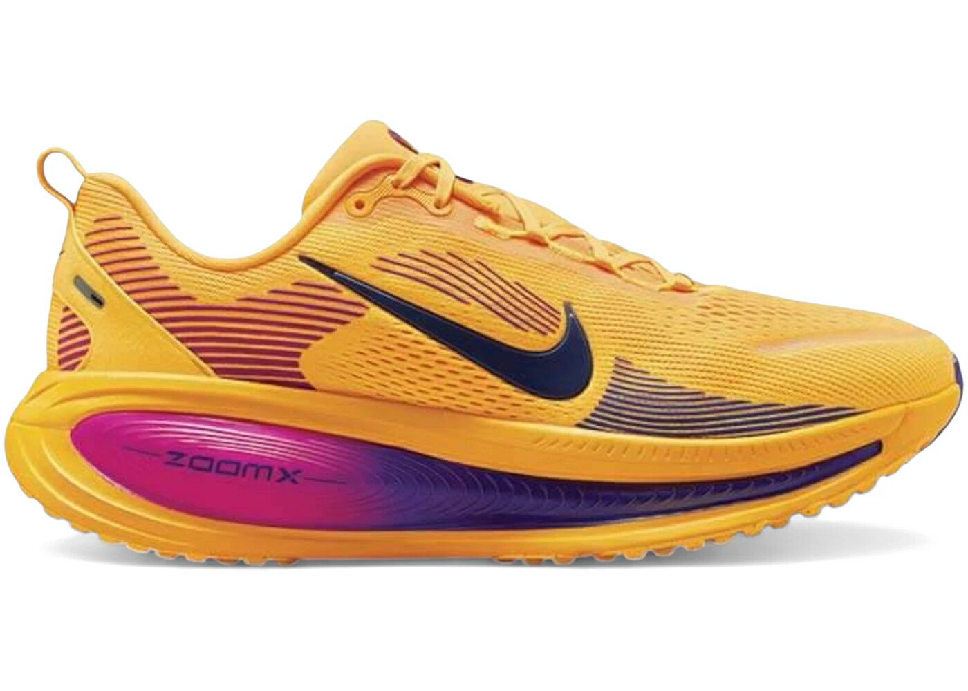 ナイキ レーザー 橙 オレンジ 青色 ブルー スニーカー メンズ NIKE VOMERO 18 CITRON PULSE LASER ORANGE / CITRON PULSE BLUE VOID LASER