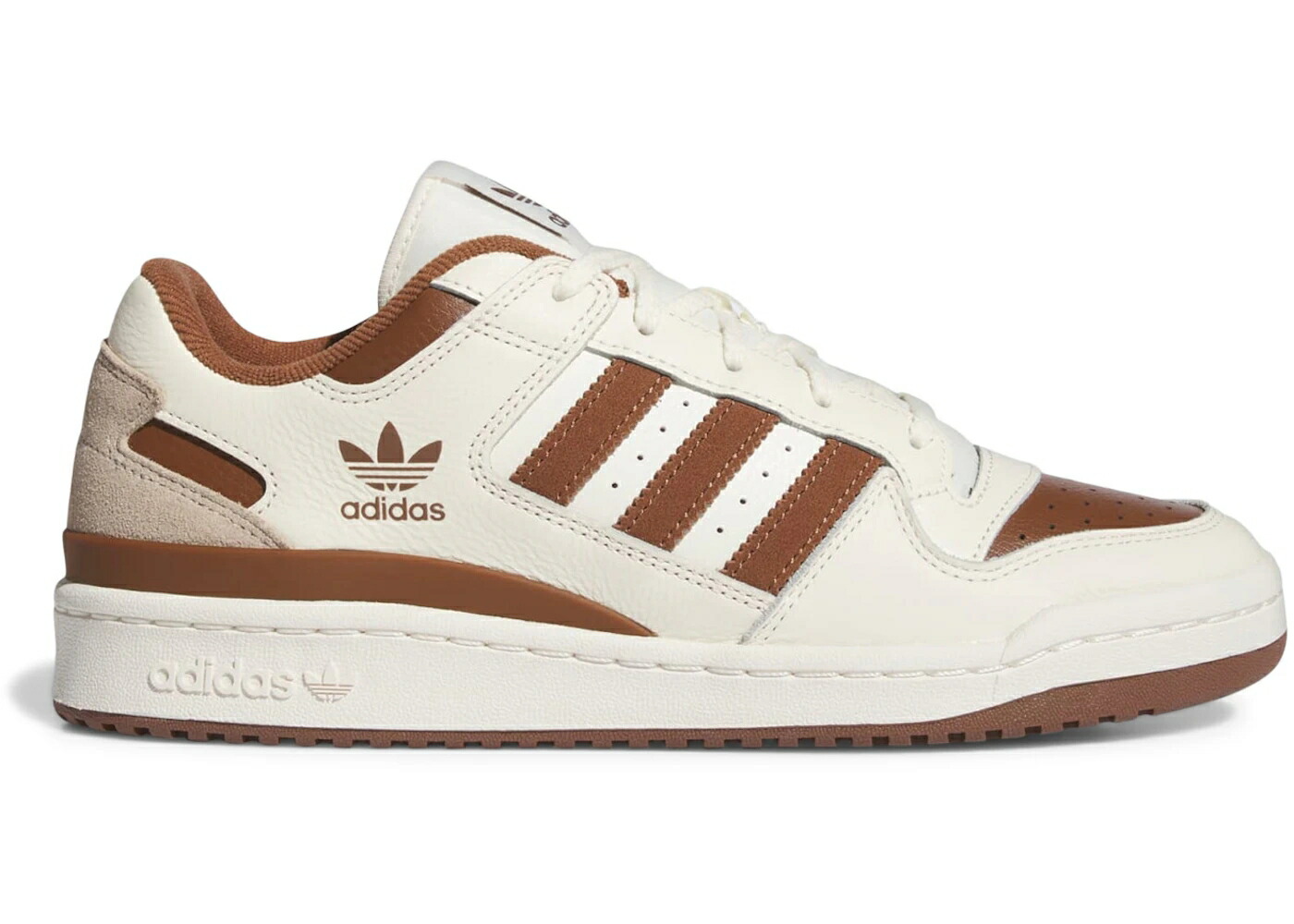 アディダス フォーラム クリーム 白色 ホワイト 茶色 ブラウン スニーカー メンズ ADIDAS FORUM LOW CL CREAM WHITE PRELOVED BROWN / CREAM WHITE PRELOVED BROWN