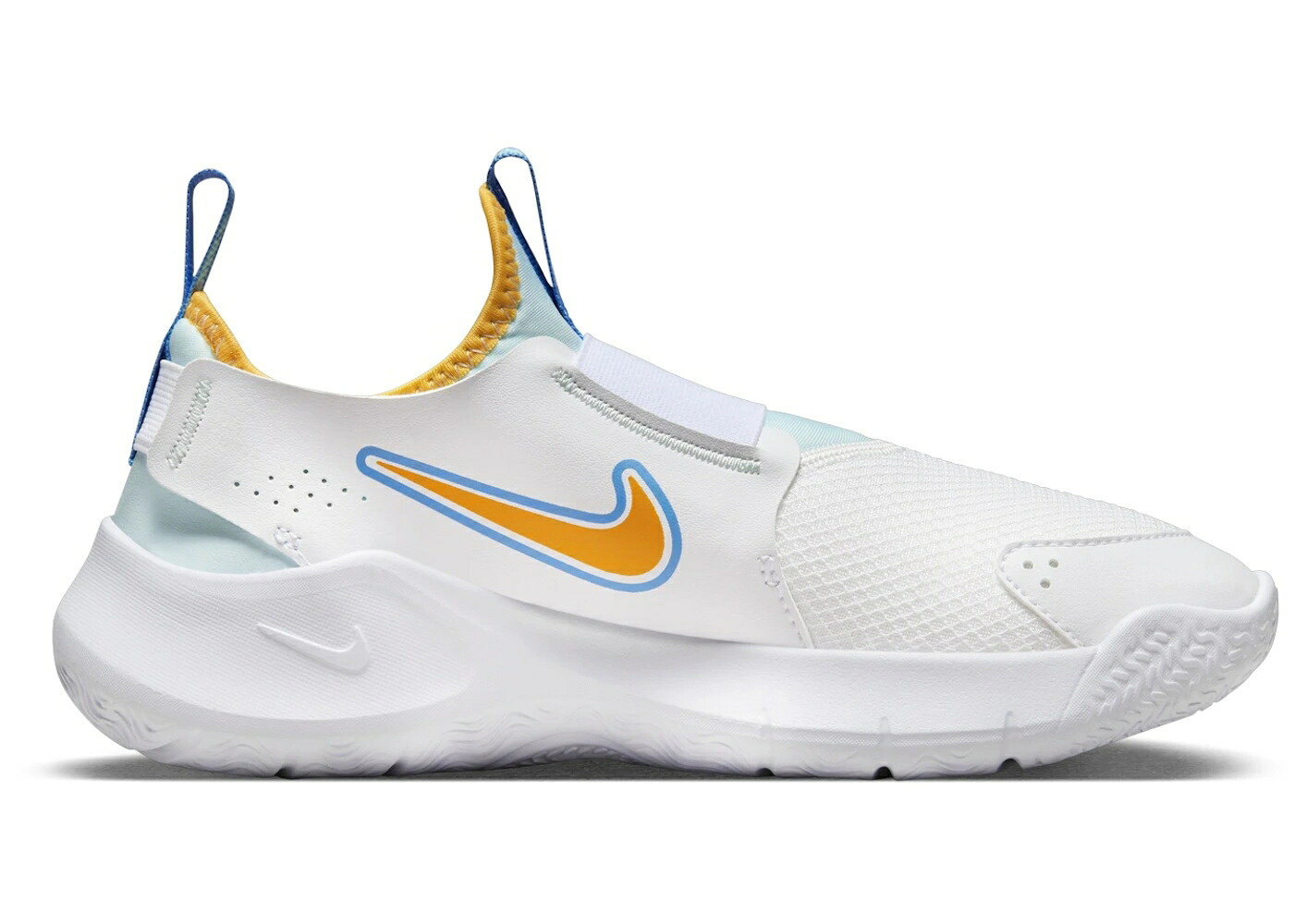 ナイキ 白色 ホワイト 青色 ブルー ジュニア キッズ NIKE FLEX RUNNER 3 WHITE SUNDIAL UNIVERSITY BLUE (GS) / WHITE WHITE SUNDIAL UNIVERSITY ベビー マタニティ スニーカー