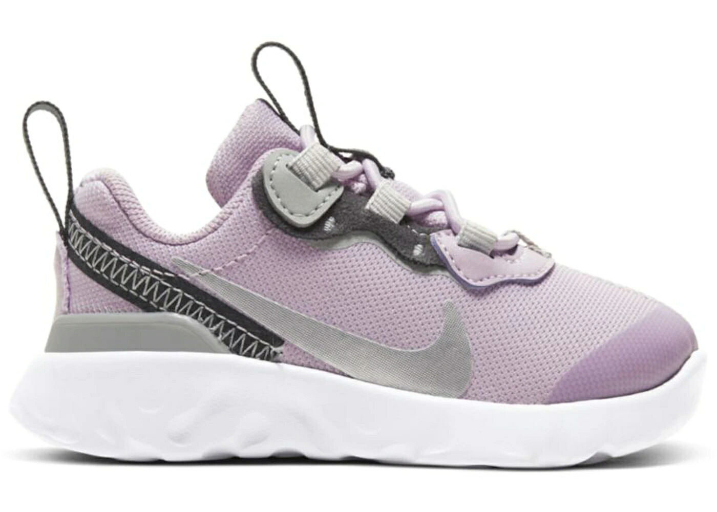 ナイキ エレメント ジュニア キッズ NIKE ELEMENT 55 ICED LILAC (TD) / ICED LILAC OFF NOIR LIGHT SMOKE｜スニケス