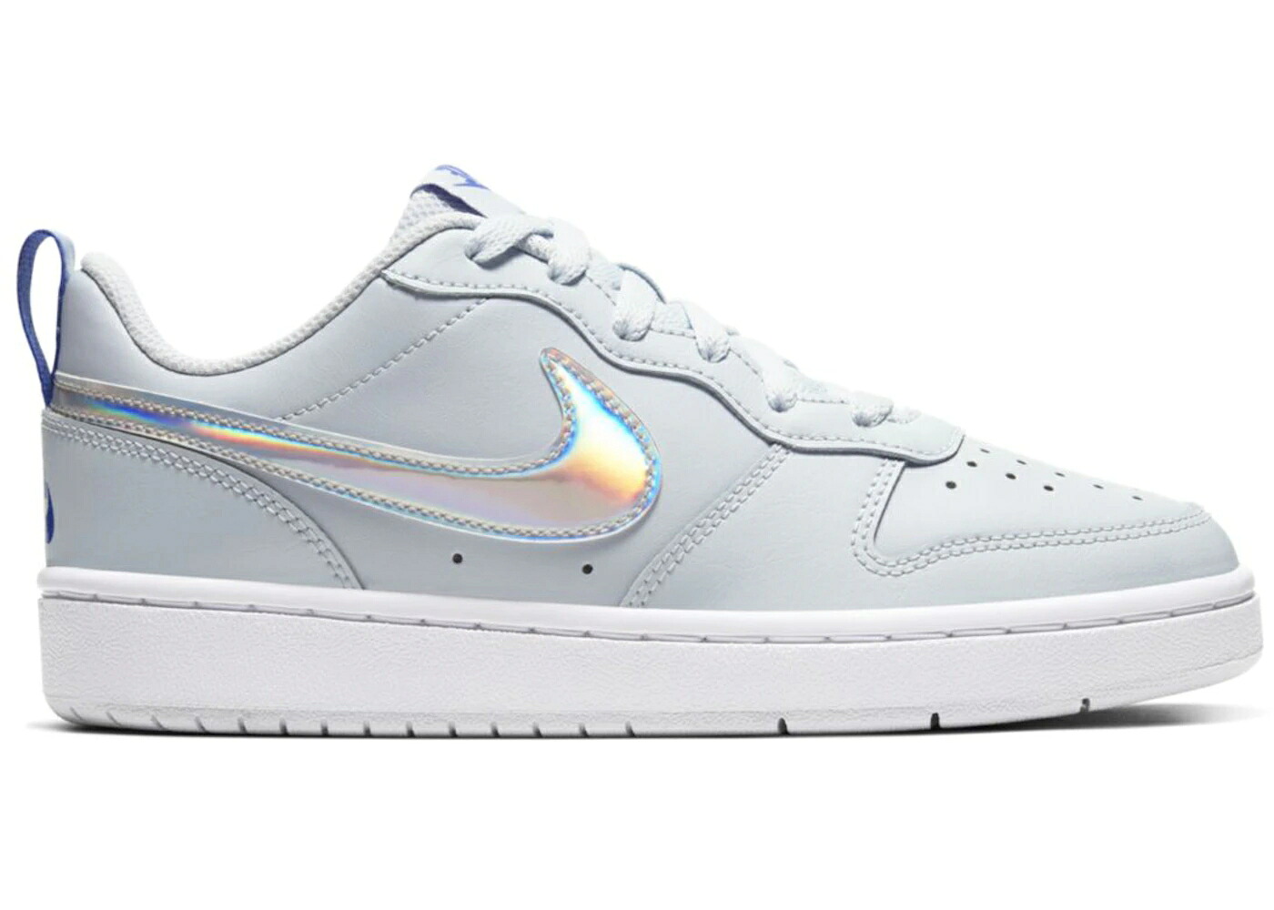 ナイキ コート オーラ 白色 ホワイト コートバーロウ ジュニア キッズ NIKE COURT BOROUGH LOW 2 FP AURA (GS) / AURA SAPPHIRE WHITE ベビー マタニティ スニーカー