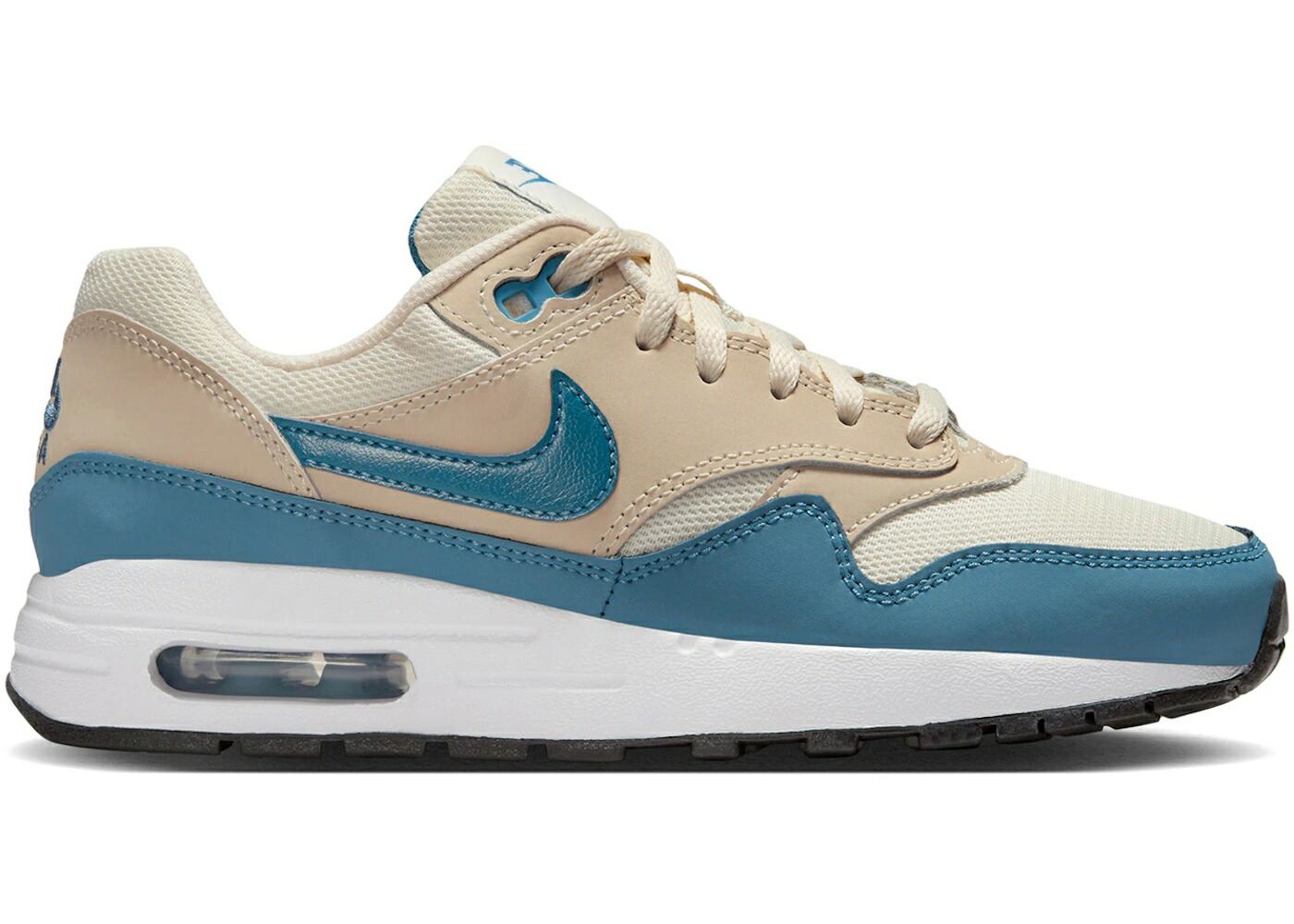 ナイキ マックス パール 青色 ブルー 黒色 ブラック エアマックス ジュニア キッズ NIKE AIR MAX 1 SOFT PEARL SMOKEY BLUE (GS) / SOFT PEARL SMOKEY BLUE BLACK ベビー マタニティ スニーカー
