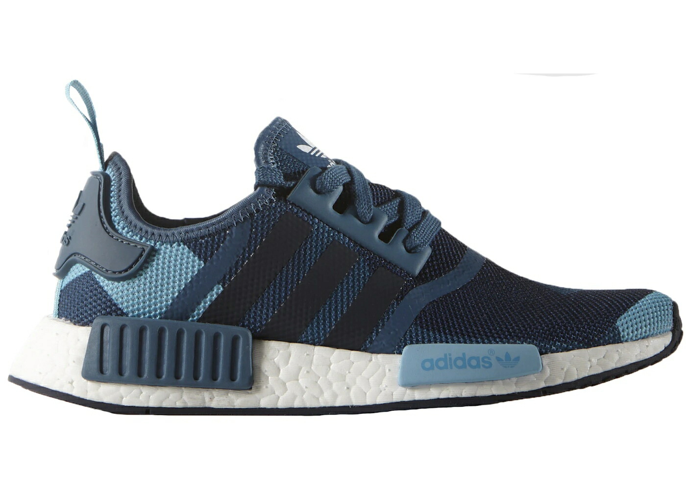 アディダス 青色 ブルー 紺色 ネイビー WOMEN'S スニーカー レディース ADIDAS NMD R1 BLANCH BLUE (WOMEN'S) / BLANCH BLUE COLLEGIATE NAVY