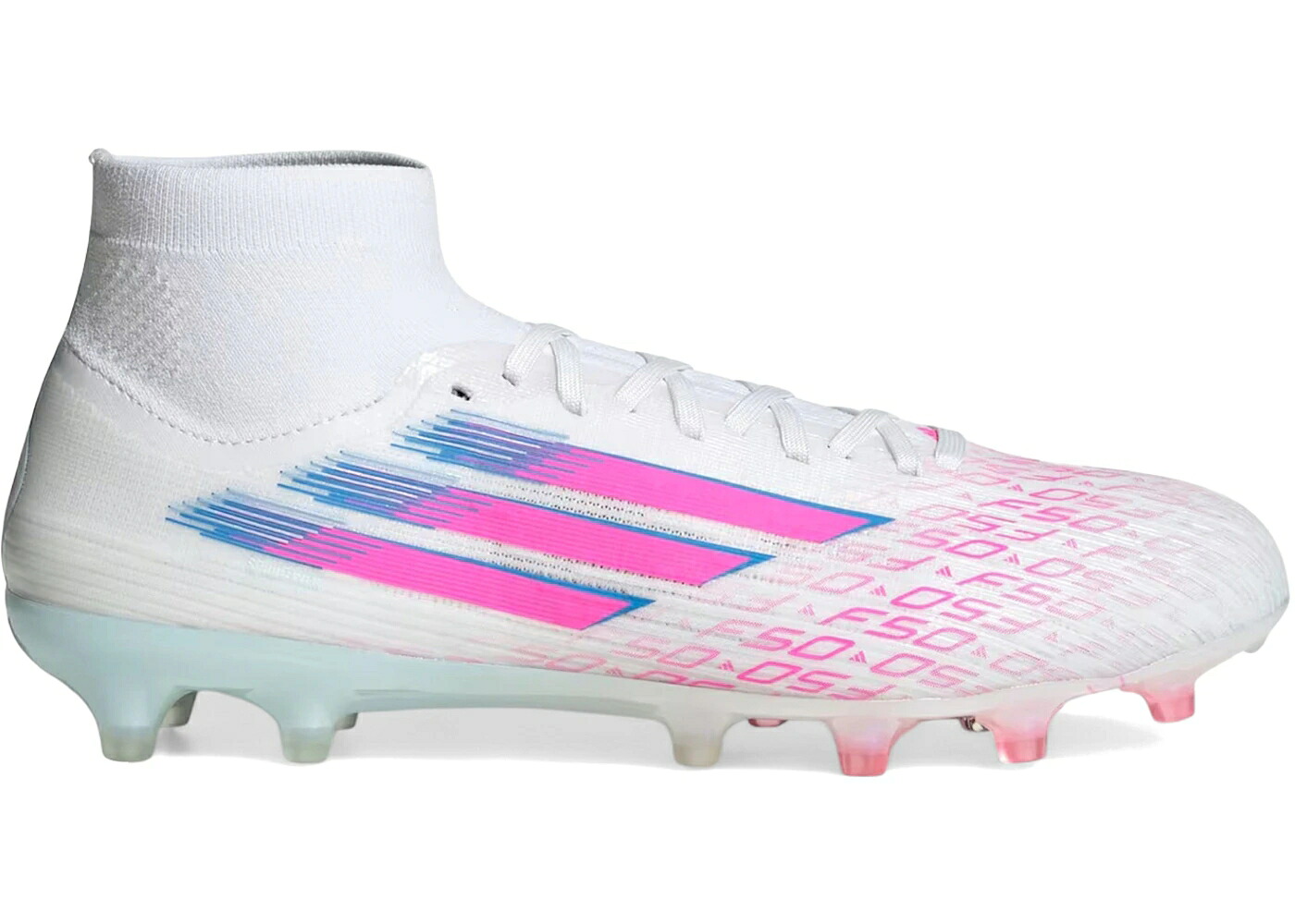 アディダス 労働者階級 白いこと 白いこと サクラ色 WOMEN\u0027S スニーカー レディース ADIDAS F50 PRO MID-CUT FG SPARKFUSION PACK WHITE LUCID PINK (WOMEN\u0027S) / CLOUD WHITE LUCID PINK CLOUD