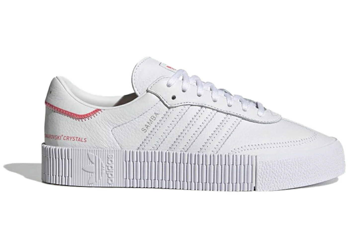 アディダス 白色 ホワイト 銀色 シルバー WOMEN'S スニーカー レディース ADIDAS SAMBAROSE SWAROVSKI CLOUD WHITE (WOMEN'S) / CLOUD WHITE CLOUD WHITE SILVER|スニケス