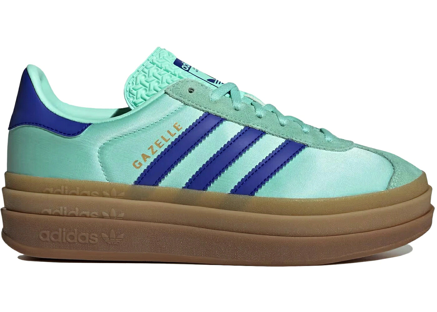 アディダス ガゼル 青味 青み ゴールド WOMEN\u0027S スニーカー レディース ADIDAS GAZELLE BOLD CLEAR MINT LUCID BLUE GOLD METALLIC (WOMEN\u0027S) / CLEAR MINT LUCID BLUE GOLD
