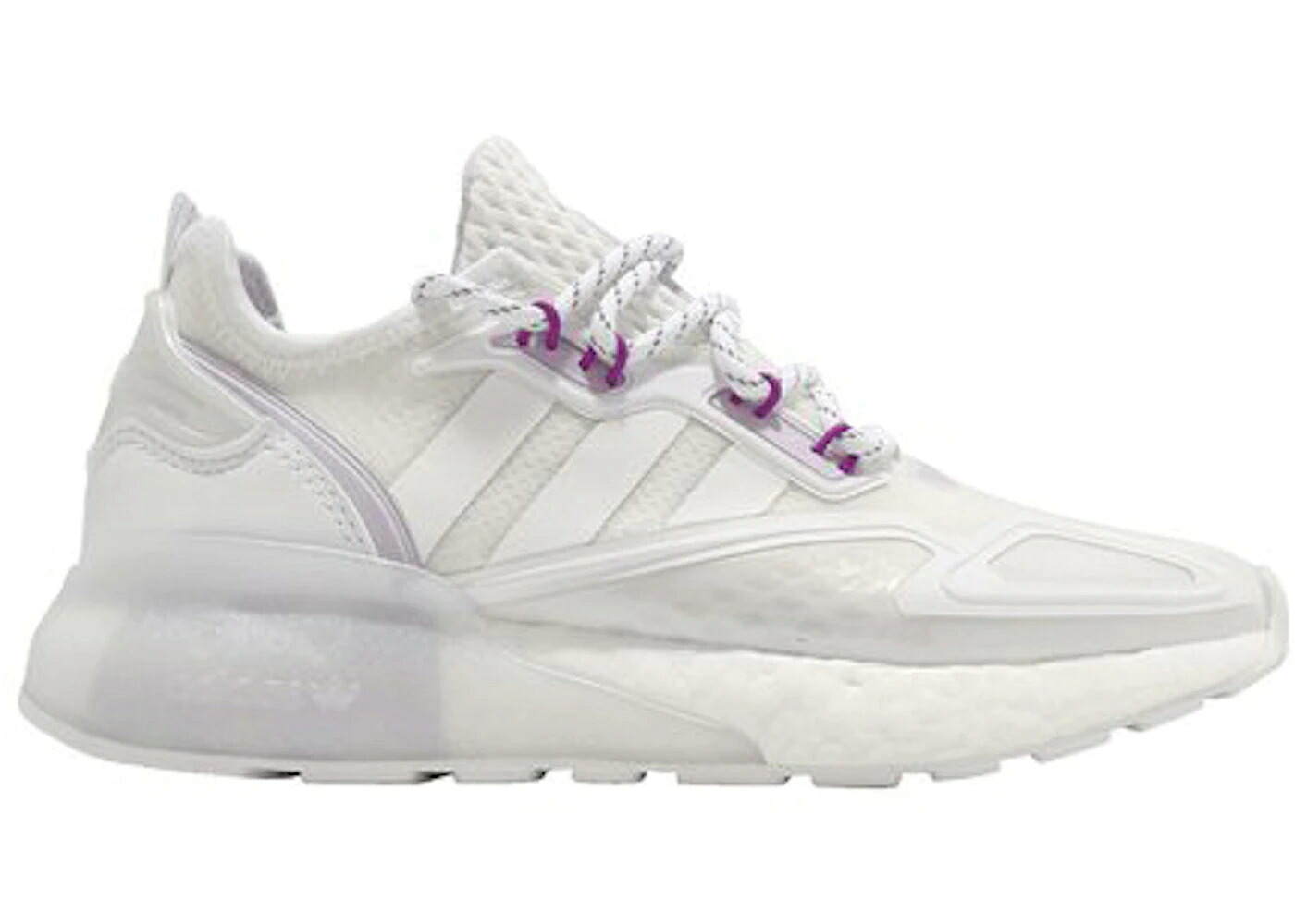 アディダス ブースト 白いこと 白いこと 紫 パープル WOMEN\u0027S スニーカー レディース ADIDAS ZX 2K BOOST WHITE PURPLE TINT (WOMEN\u0027S) / FOOTWEAR WHITE FOOTWEAR WHITE
