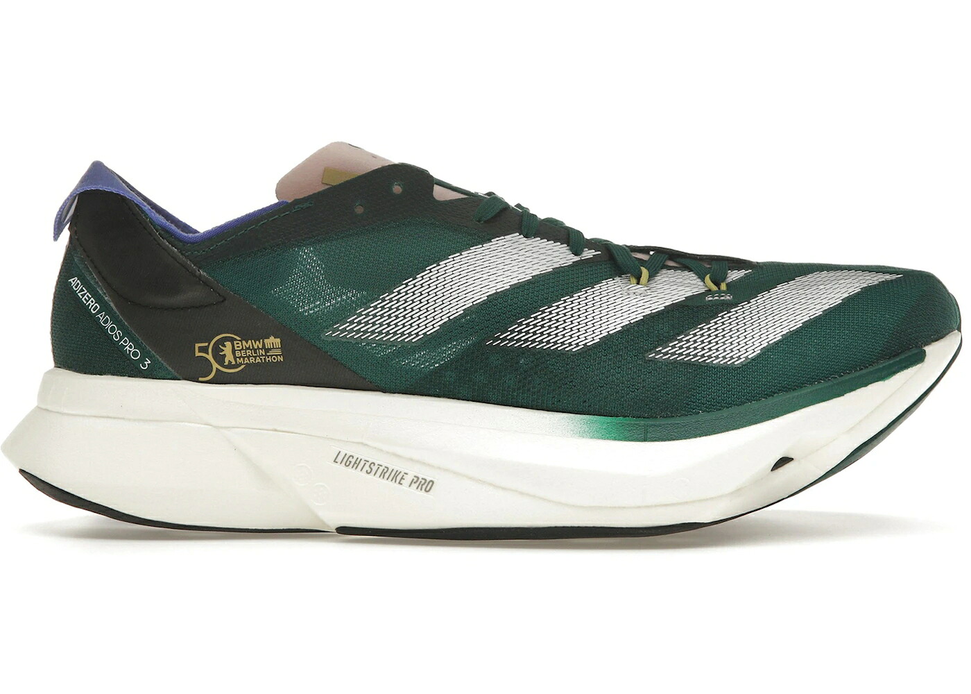アディダス アディゼロ アディオス プロ 緑 グリーン 白色 ホワイト WOMEN'S スニーカー レディース ADIDAS ADIZERO ADIOS PRO 3 BERLIN MARATHON (WOMEN'S) / COLLEGIATE GREEN CLOUD WHITE