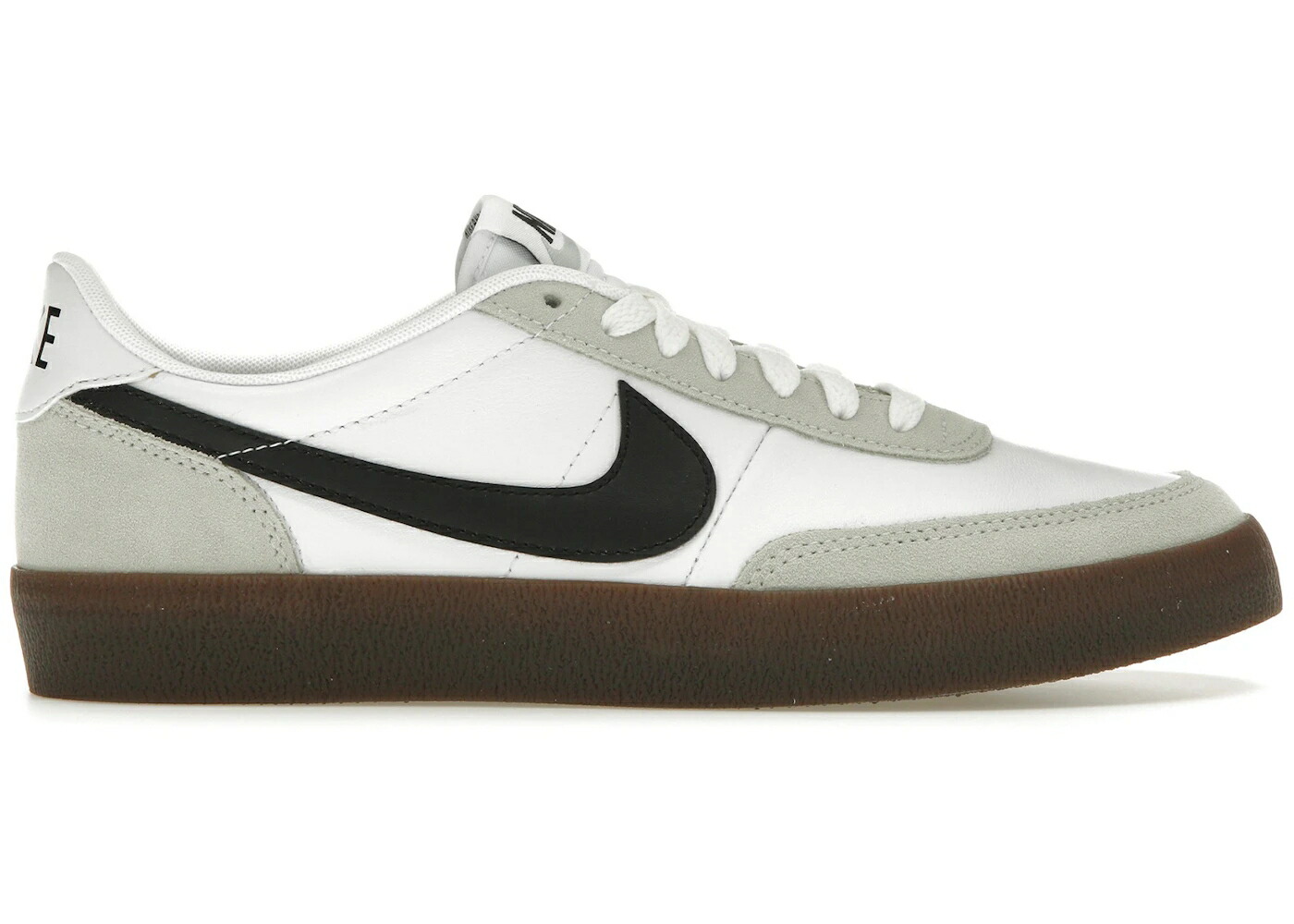 ナイキ レザー 白色 ホワイト 黒色 ブラック 茶色 ブラウン 銀色 シルバー スニーカー メンズ NIKE KILLSHOT 2 LEATHER WHITE BLACK GUM DARK BROWN / WHITE LIGHT SILVER GUM DARK