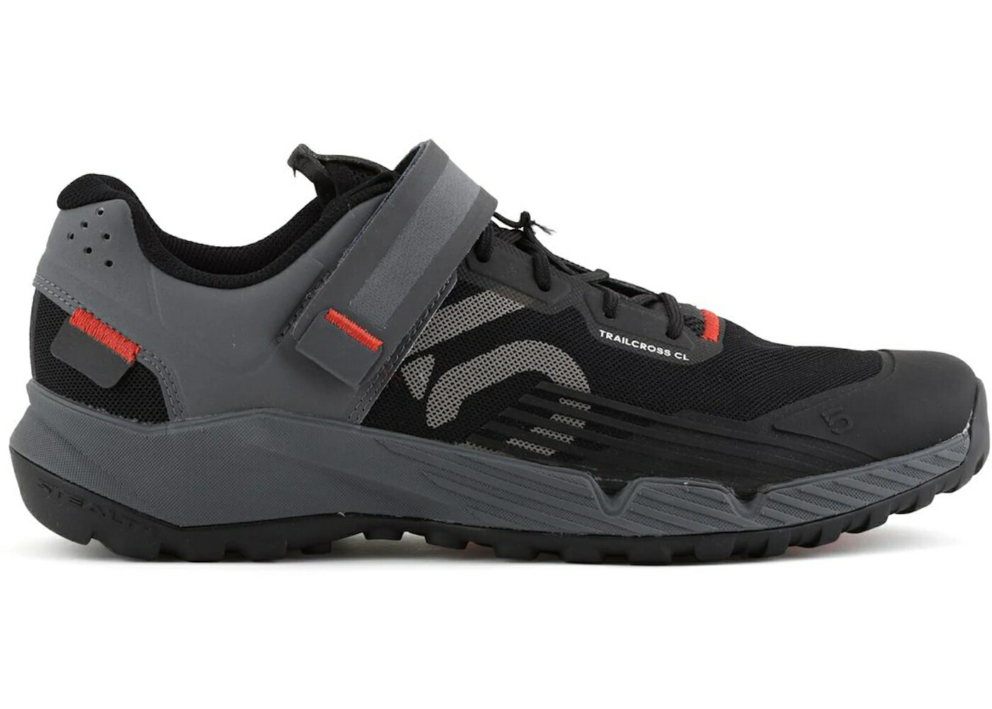 アディダス 黒色 ブラック 灰色 グレー 赤 レッド コア WOMEN'S スニーカー レディース ADIDAS FIVE TEN TRAILCROSS CLIP-IN BLACK GREY RED (WOMEN'S) / CORE BLACK GREY THREE RED