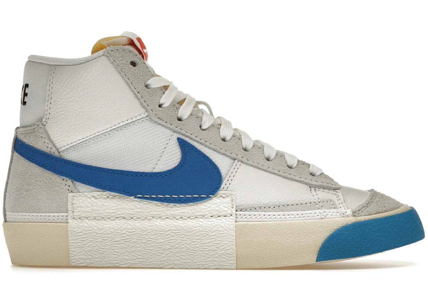 ナイキ ブレイザー ミッド 青味 青み 白いこと 白いこと スニーカー メンズ NIKE BLAZER MID 77 REMASTERED PHOTO BLUE / WHITE WHITE BEACH PHOTO BLUE