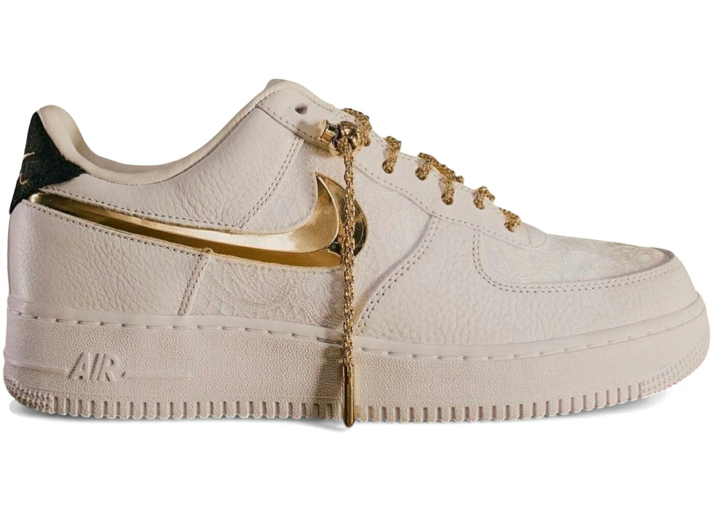 ナイキ 白色 ホワイト 黒色 ブラック ゴールド エアフォース スニーカー メンズ NIKE AIR FORCE 1 LOW VICTOR SOLOMON SUNSET STRIP / WHITE BLACK METALLIC GOLD