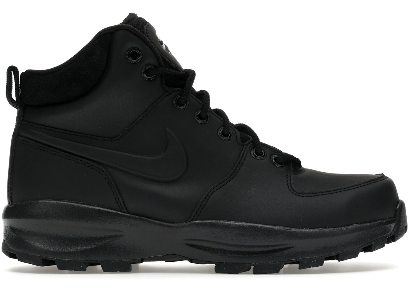 ナイキ マノア レザー 黒色 ブラック スニーカー メンズ NIKE MANOA LEATHER TRIPLE BLACK / BLACK BLACK BLACK