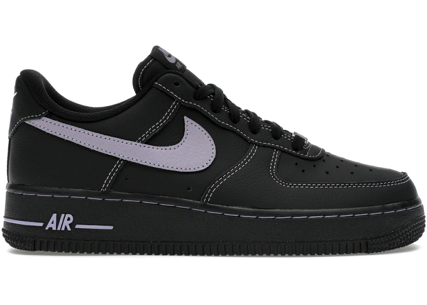 ナイキ 黒色 ブラック エアフォース 07 スニーカー メンズ NIKE AIR FORCE 1 LOW LV8 HYDRANGEAS BLACK / HYDRANGEAS BLACK