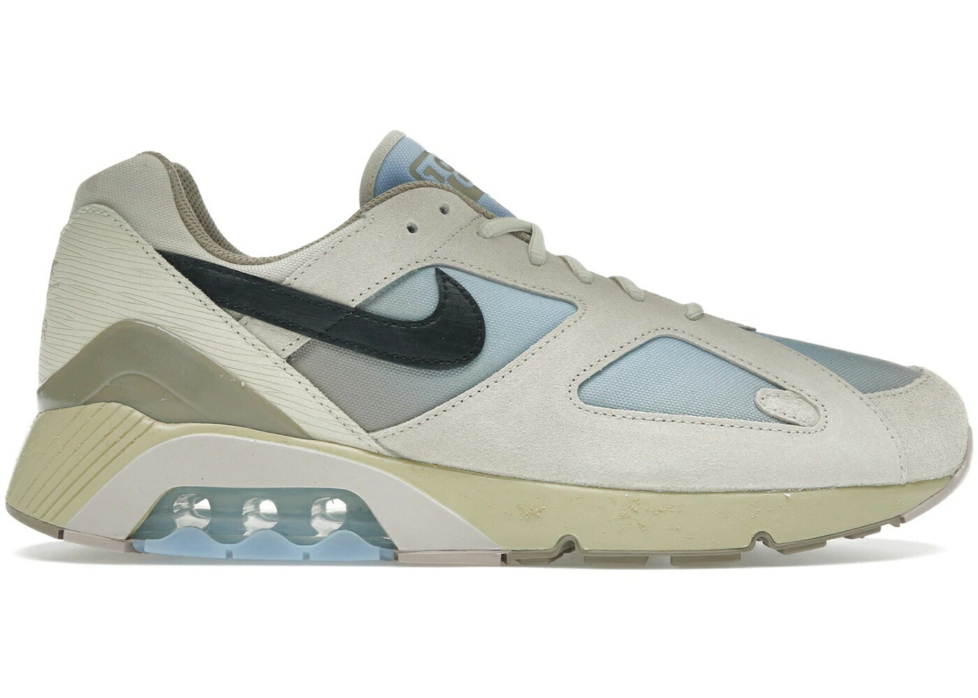 ナイキ マックス カーキ 青色 ブルー 黒色 ブラック チーム ゴールド エアマックス スニーカー メンズ NIKE AIR MAX 180 LIGHT KHAKI PSYCHIC BLUE / LIGHT KHAKI BLACK TEAM GOLD