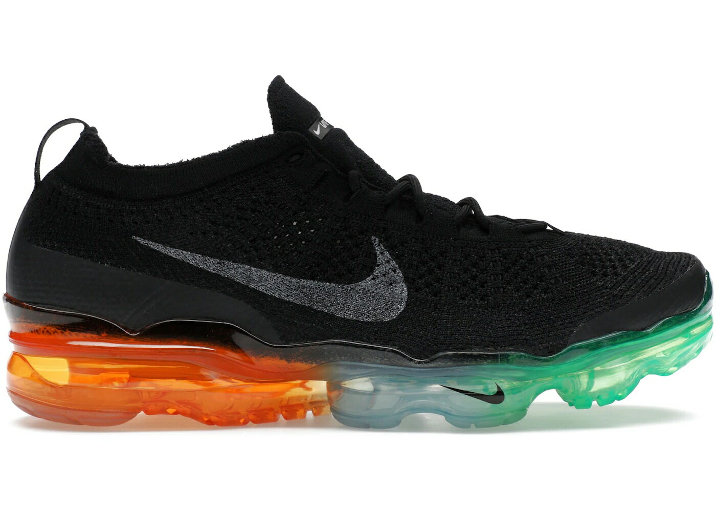 ナイキ フライニット 黒色 ブラック エアヴェイパーマックス スニーカー メンズ NIKE AIR VAPORMAX 2023 FLYKNIT BLACK MULTI SOLE / BLACK MULTICOLOR
