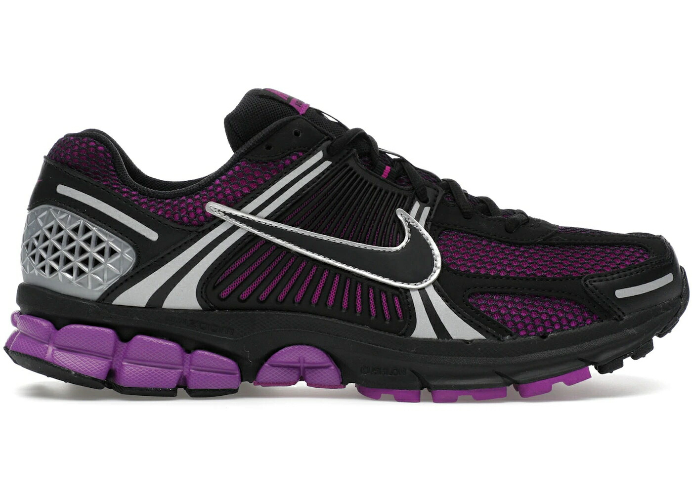 ナイキ 望遠レンズ 黒いこと 黒いこと 紫 パープル しろがね色 しろがね色 スニーカー メンズ NIKE ZOOM VOMERO 5 BLACK VIVID PURPLE / VIVID PURPLE METALLIC SILVER