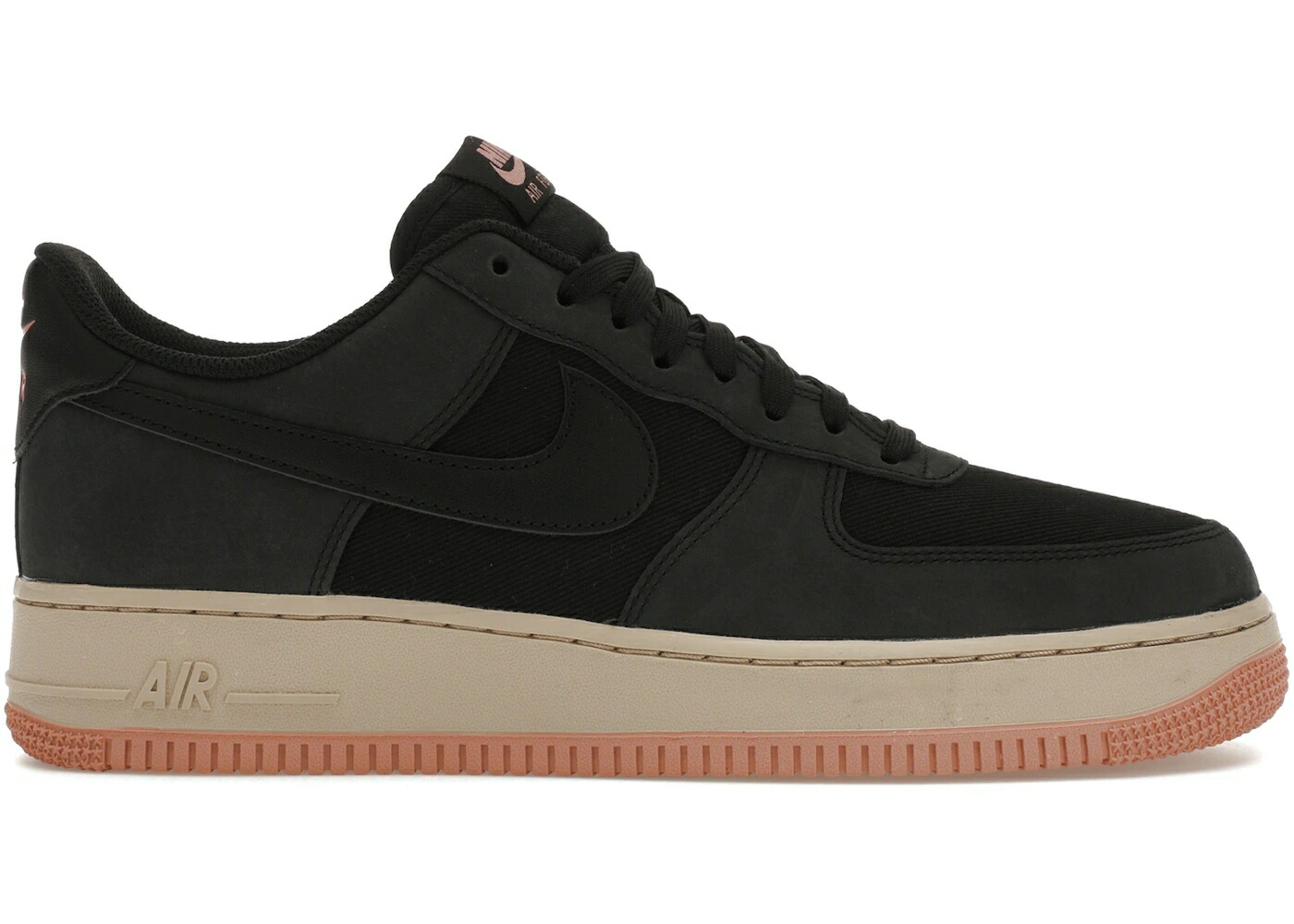 ナイキ 黒色 ブラック 赤 レッド エアフォース '07 スニーカー メンズ NIKE AIR FORCE 1 LOW LX BLACK RED STARDUST / BLACK RED STARDUST SANDDRIFT