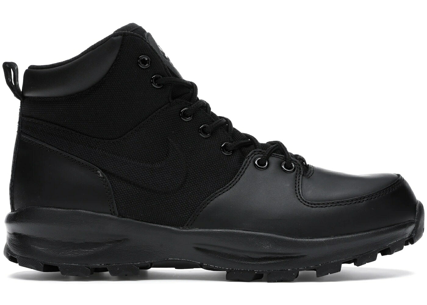 ナイキ マノア 黒色 ブラック スニーカー メンズ NIKE MANOA BLACK / BLACK BLACK