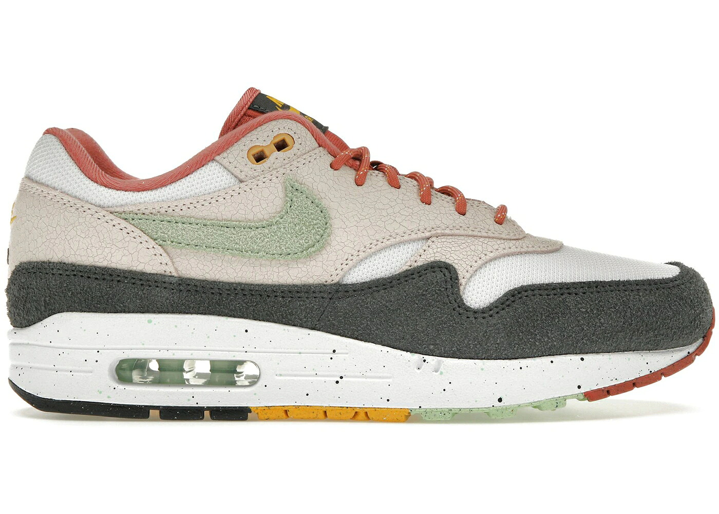 ナイキ マックス サクラ色 緑 緑であること エア湖マックス スニーカー メンズ NIKE AIR MAX 1 EASTER CELEBRATION / LIGHT SOFT PINK VAPOR GREEN メンズ靴-靴-スニーカー