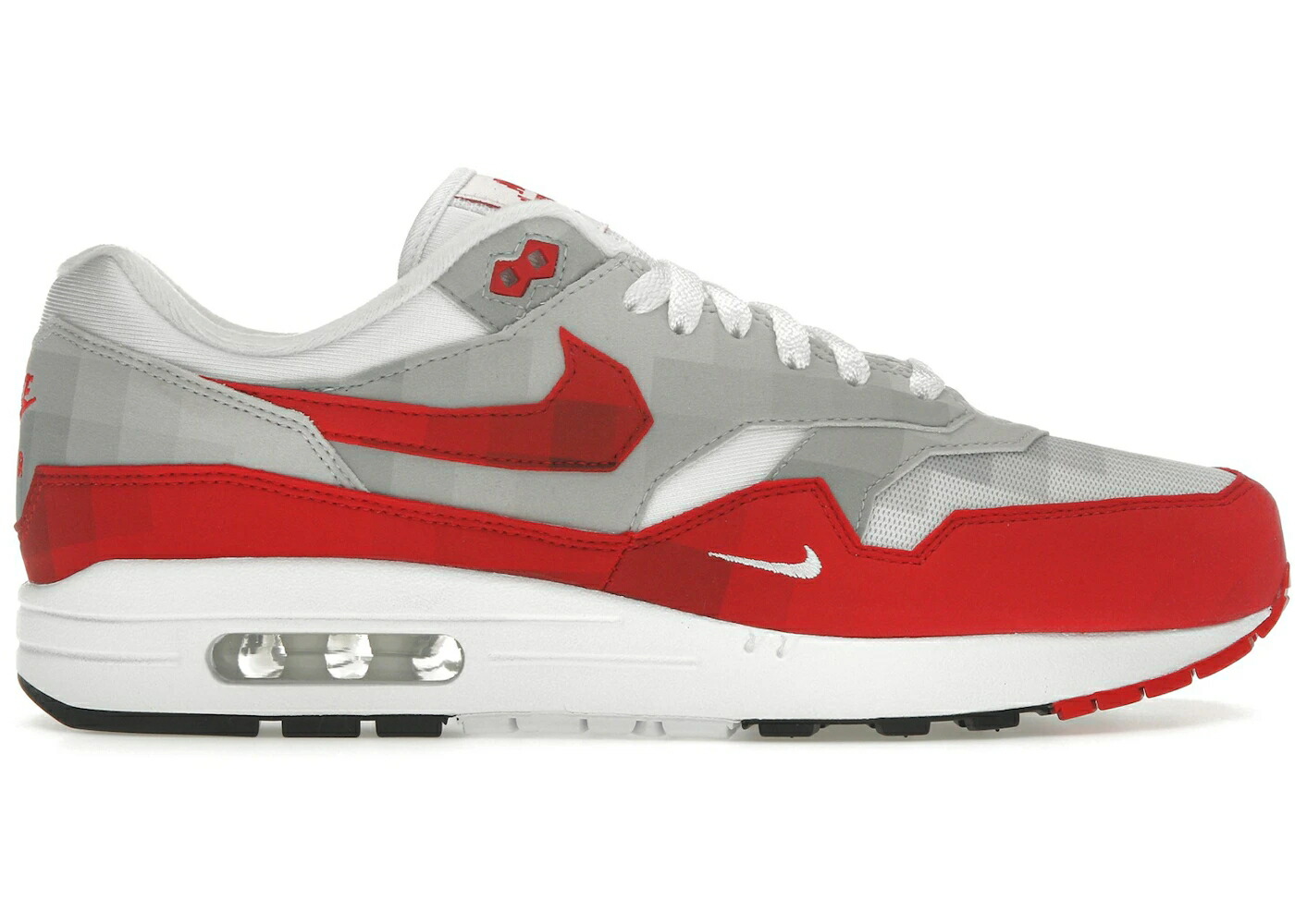ナイキ マックス 赤 赤いこと 白いこと 白いこと エア湖マックス .SWOOSH スニーカー メンズ NIKE AIR MAX 1 LOW POLY / UNIVERSITY RED WHITE NEUTRAL メンズ靴-靴-スニーカー