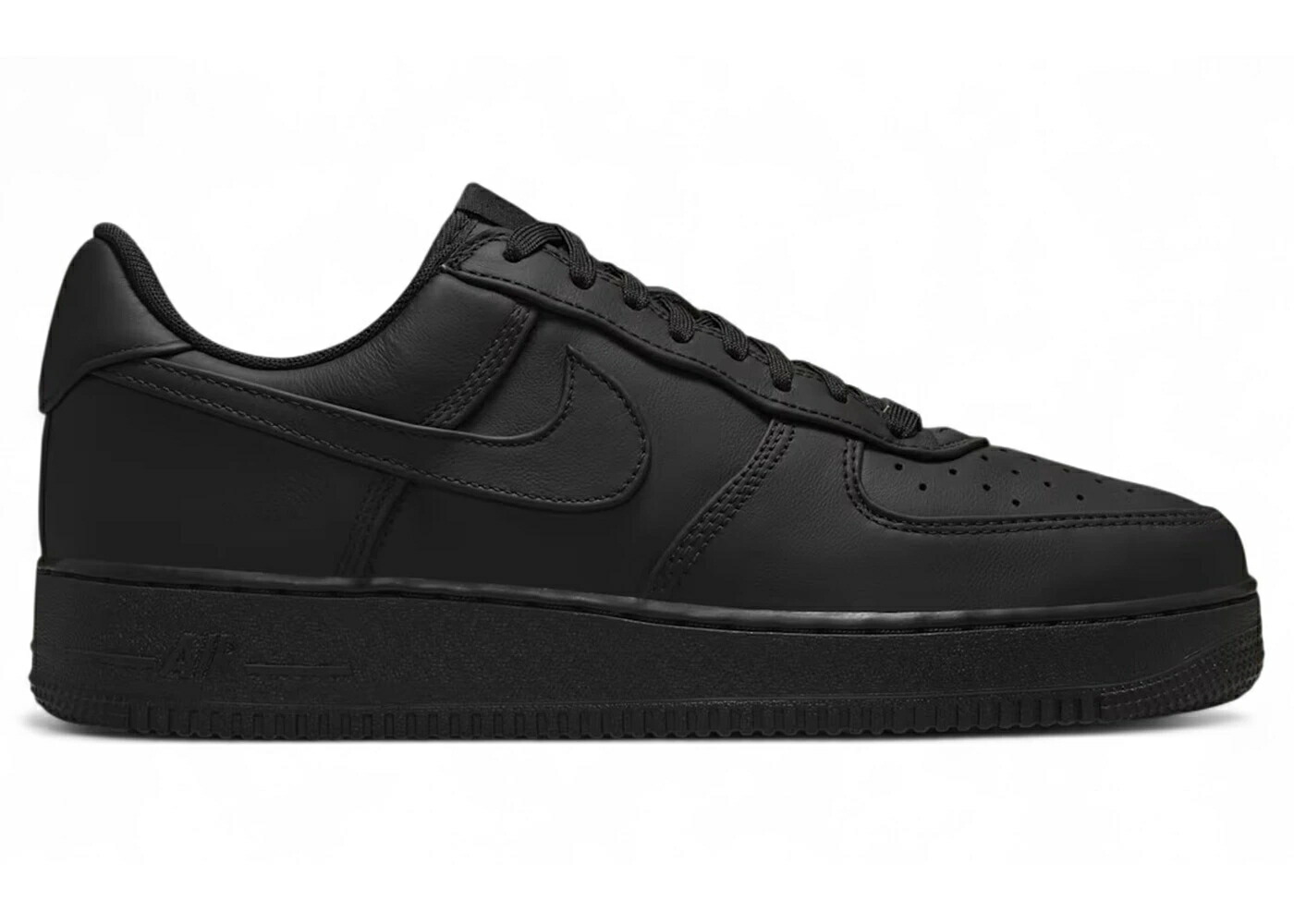 ナイキ プレミアム 黒色 ブラック エアフォース スニーカー メンズ NIKE AIR FORCE 1 LOW RETRO PREMIUM TRIPLE BLACK BADGELESS / BLACK BLACK BLACK 34,840円