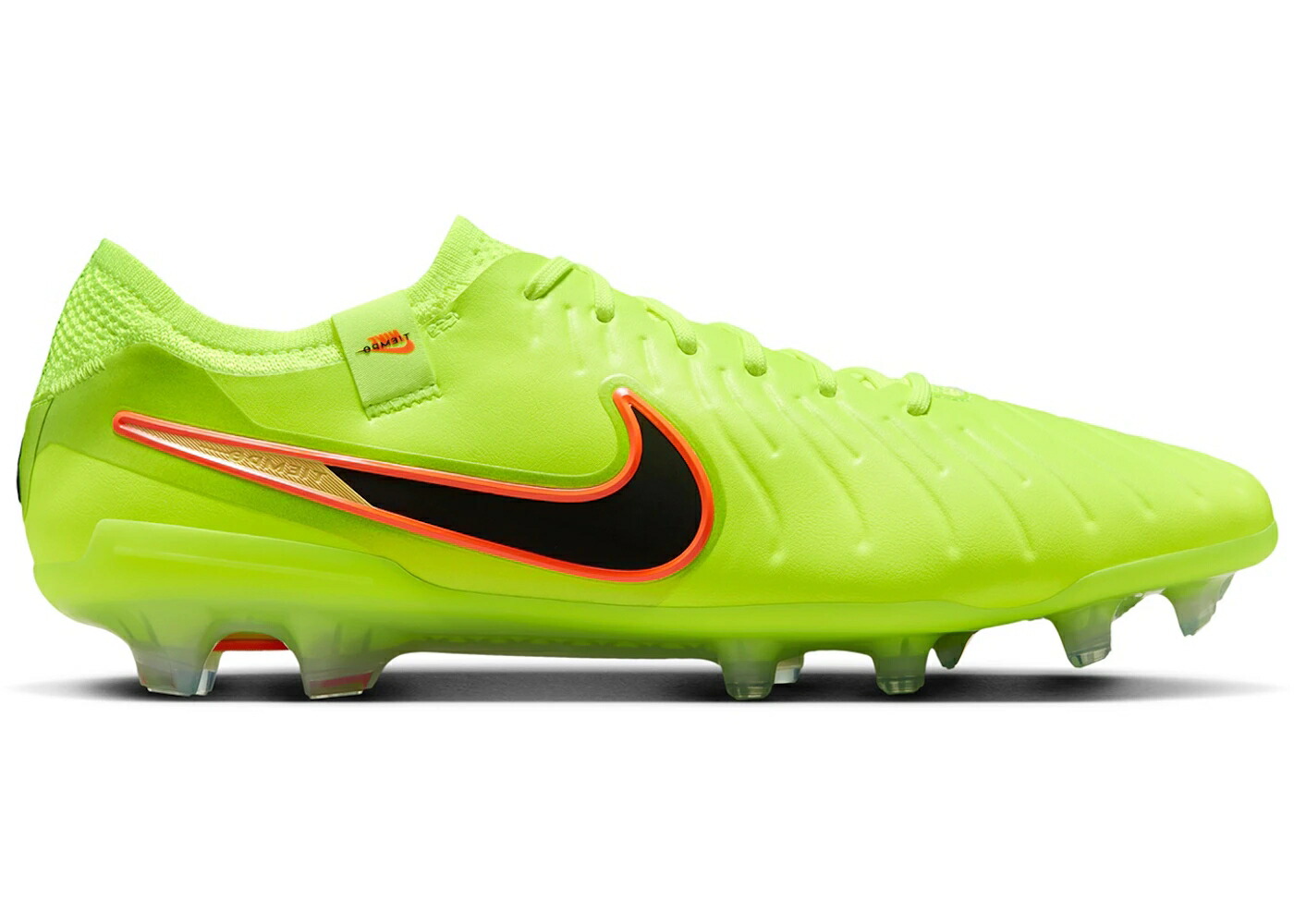 ナイキ ティエンポ レジェンド エリート 黒色 ブラック スニーカー メンズ NIKE TIEMPO LEGEND 10 ELITE FG VOLT BLACK / VOLT BLACK